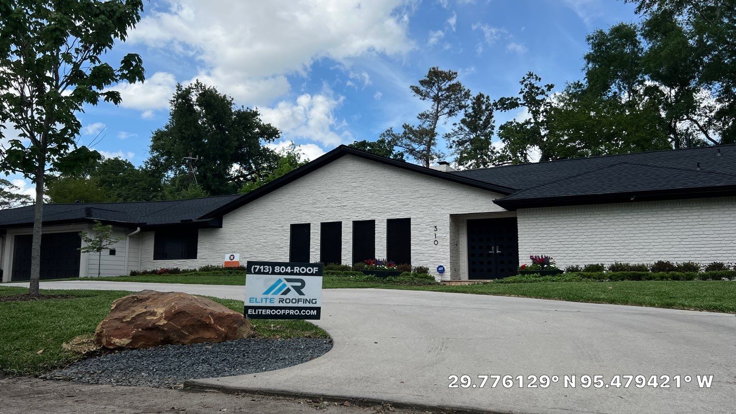 Roof Replacement using GAF materials in Houston TX by Elite Roofing LLC