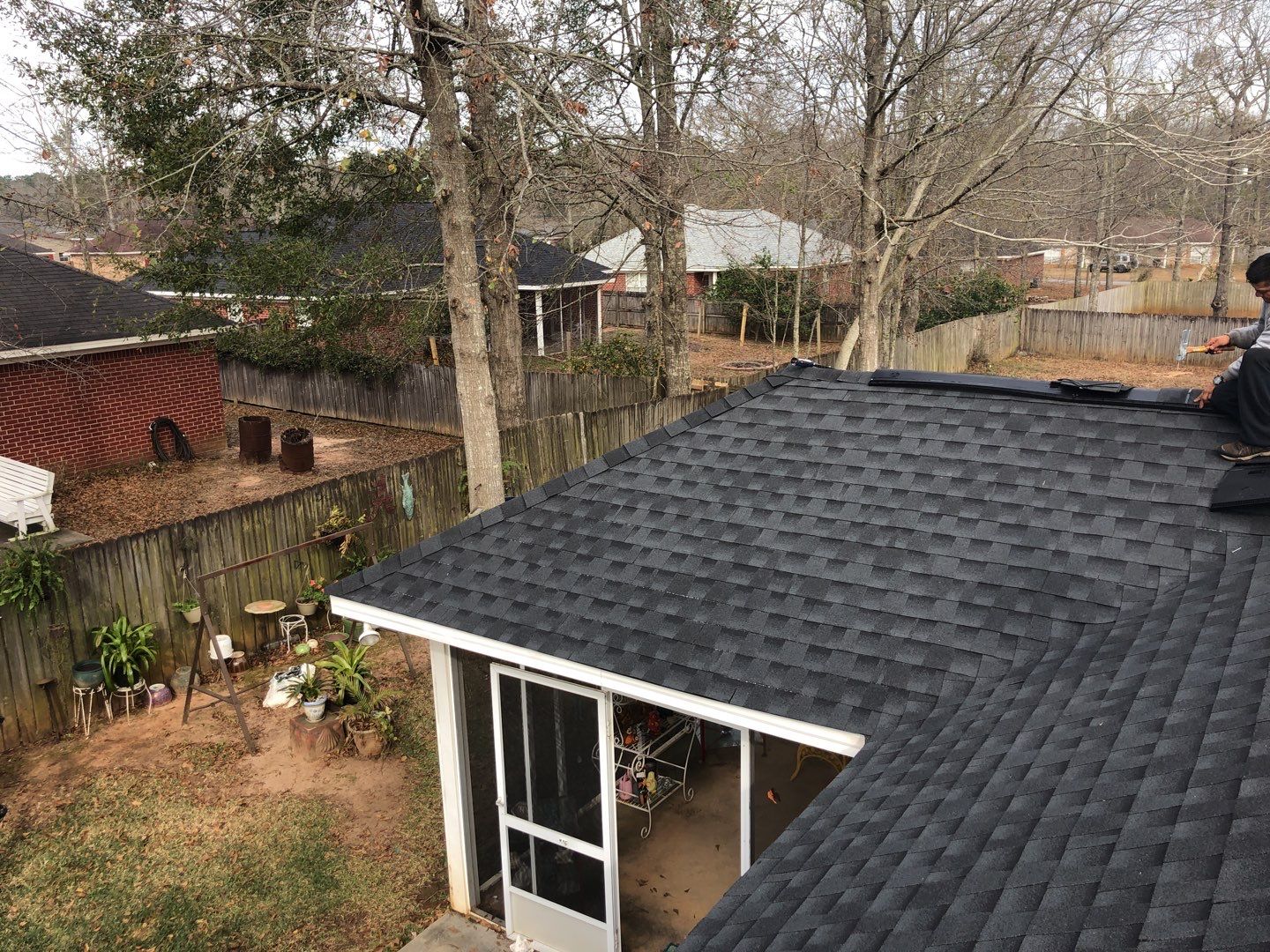 Residential Roofing Installation using Roof Replacement by American Roofing & Construction LLC