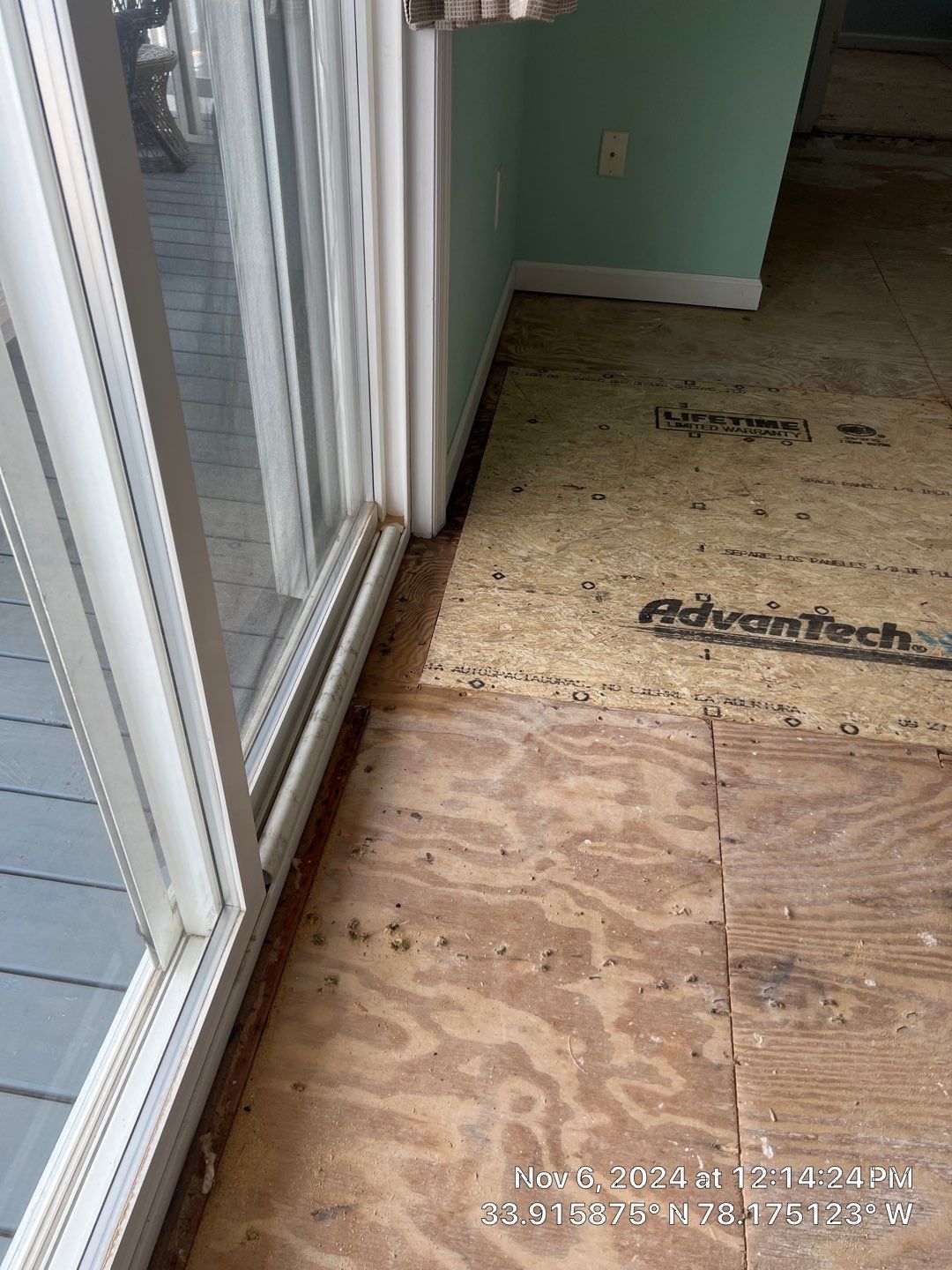 Caving Floor Flooring Repair in Oak Island, NC by RGR Construction and Roofing, LLC