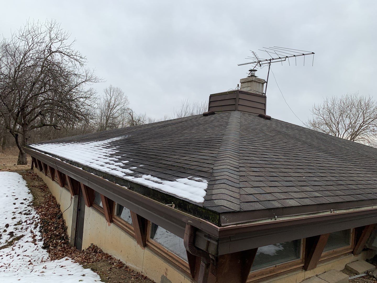 Exposed Fastener Metal Roof on Multi-Home Property in Columbia City, Indiana by 4Ever Metal Roofing