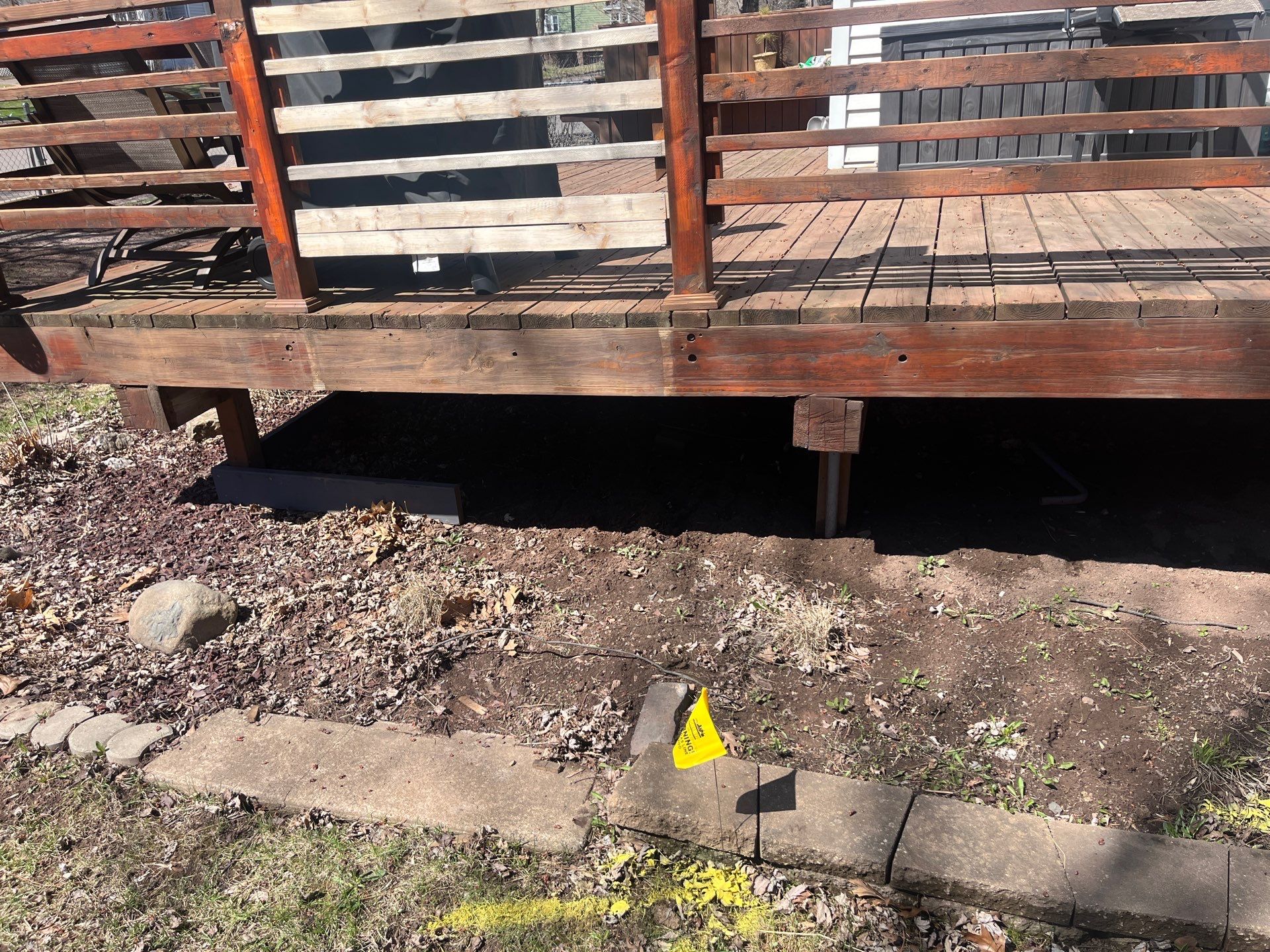 Brown Treated Deck by Anchor North Property Services