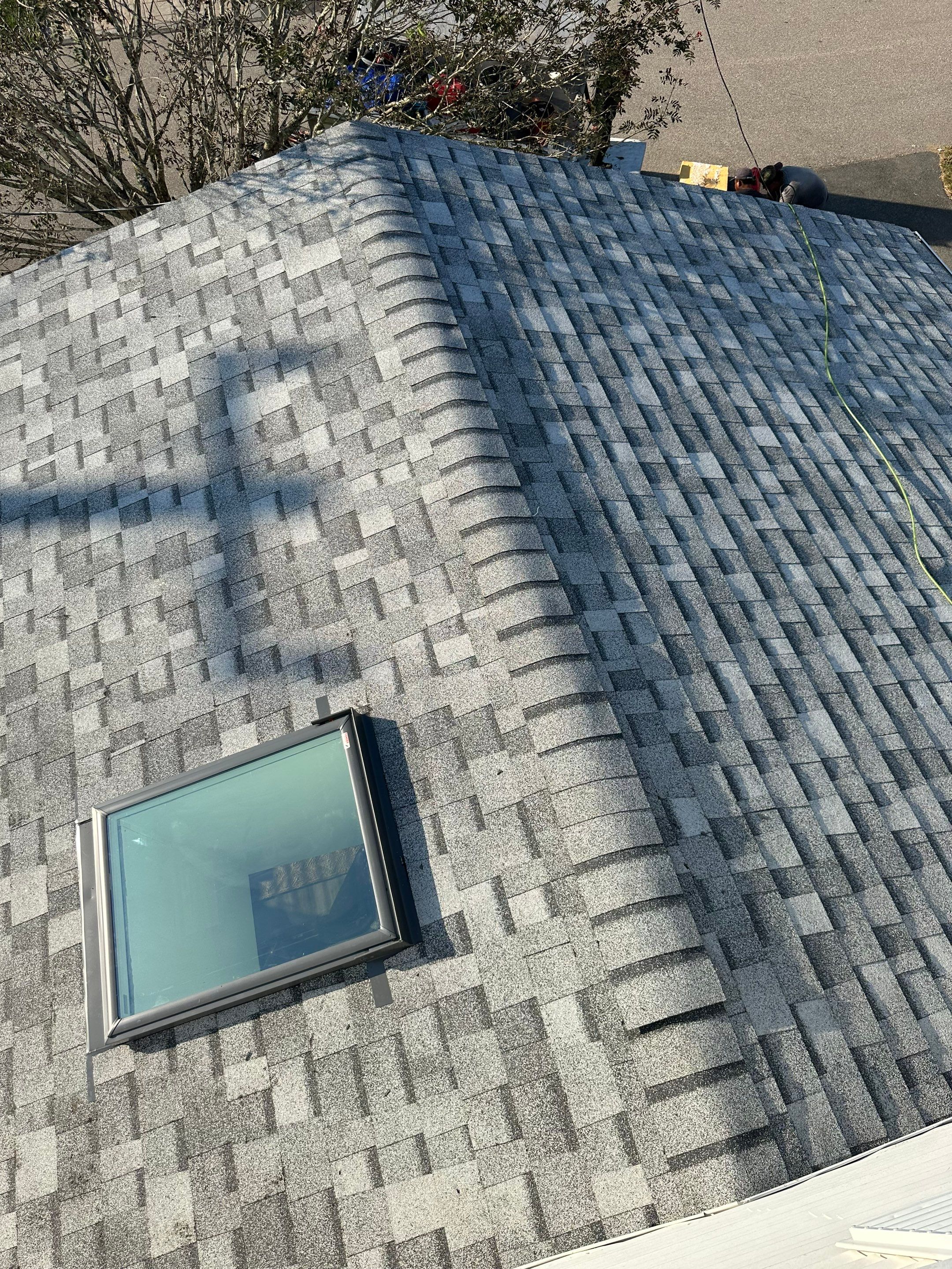 Residential Roofing Installation using Owens Corning TruDefinition Duration Sierra Gray by A Plus Exterior