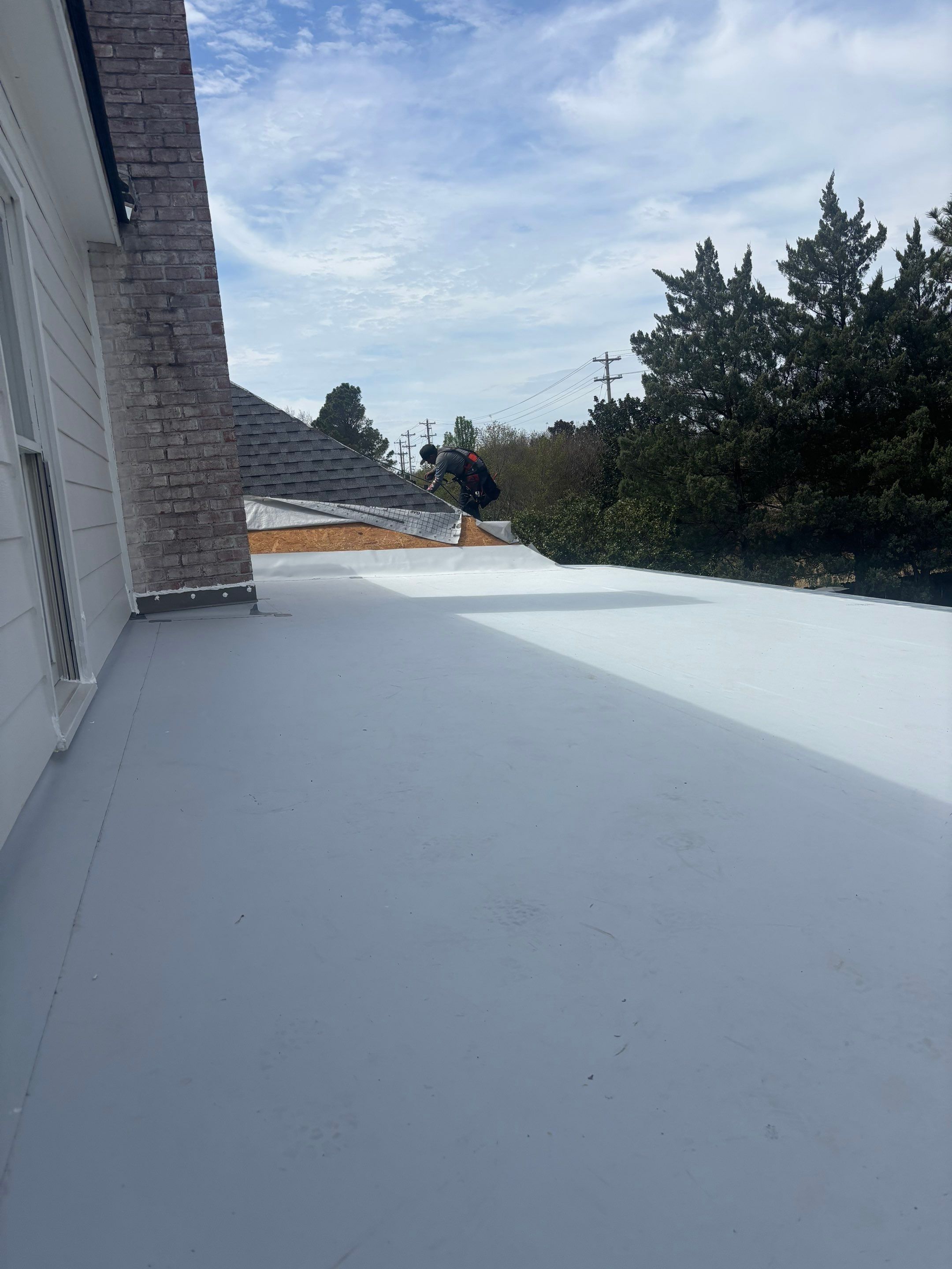 Germantown Roof Replacement Featuring GAF Timberline HDZ Shingles and New Gutter System in Germantown by Revival Roofing Services
