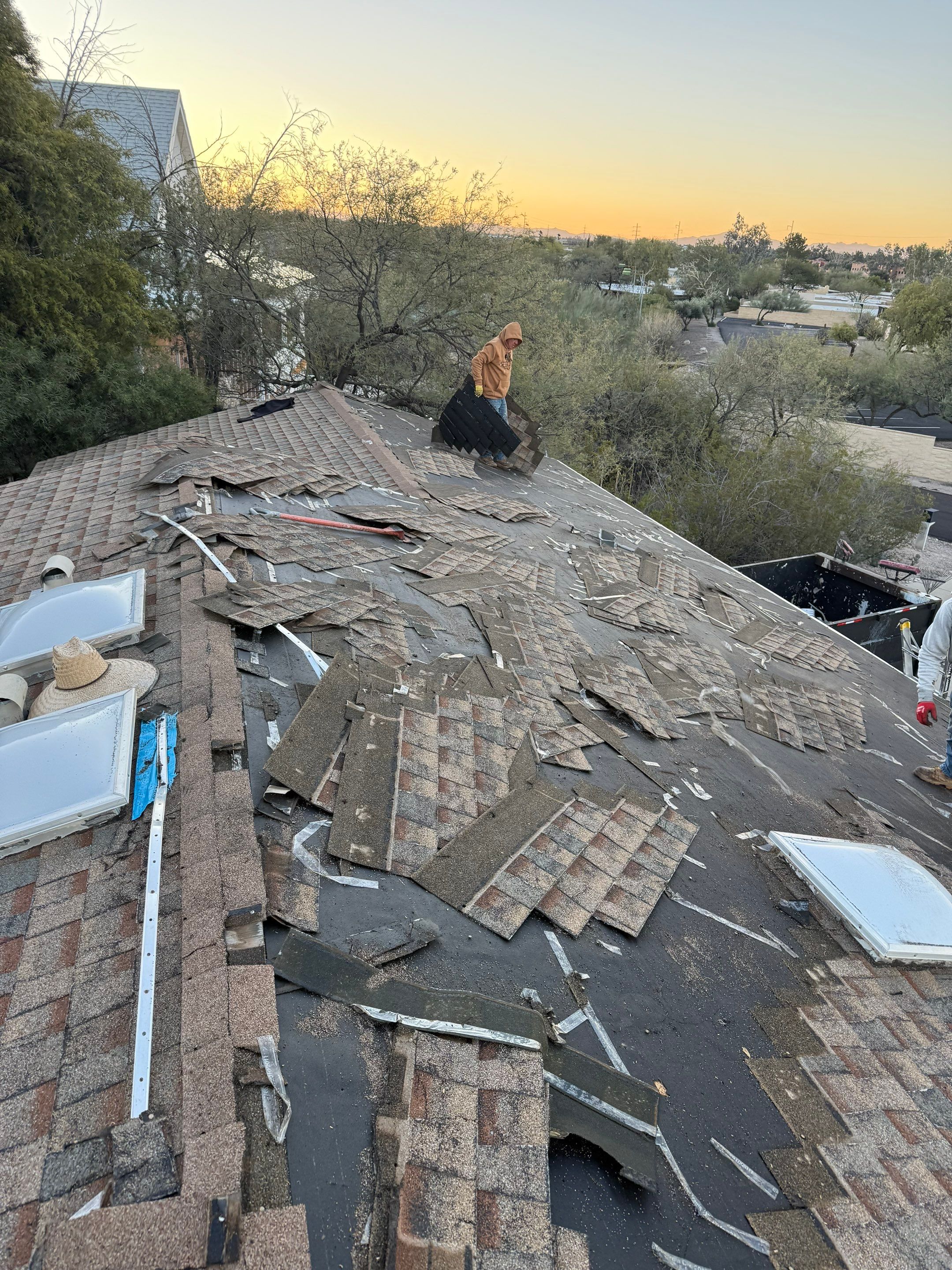 Project in Tucson by West Coast Roofing AZ