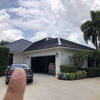 24ga 1.5" Snap-Lock Dark Bronze by Total Roofing System The Metal Roof Experts
