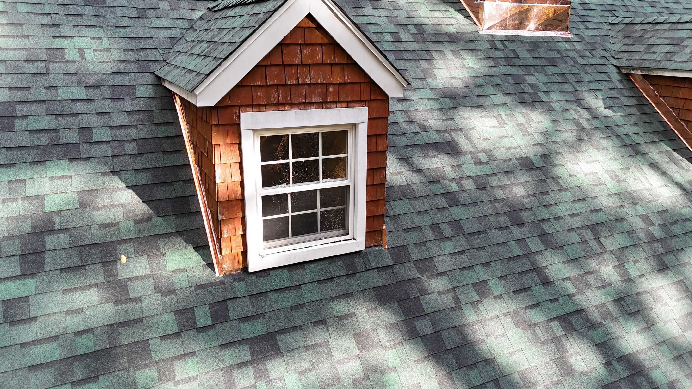 Owens Corning Duration : Chateau Green with Copper Accents in Avon, CT by Golden Shield Roofing