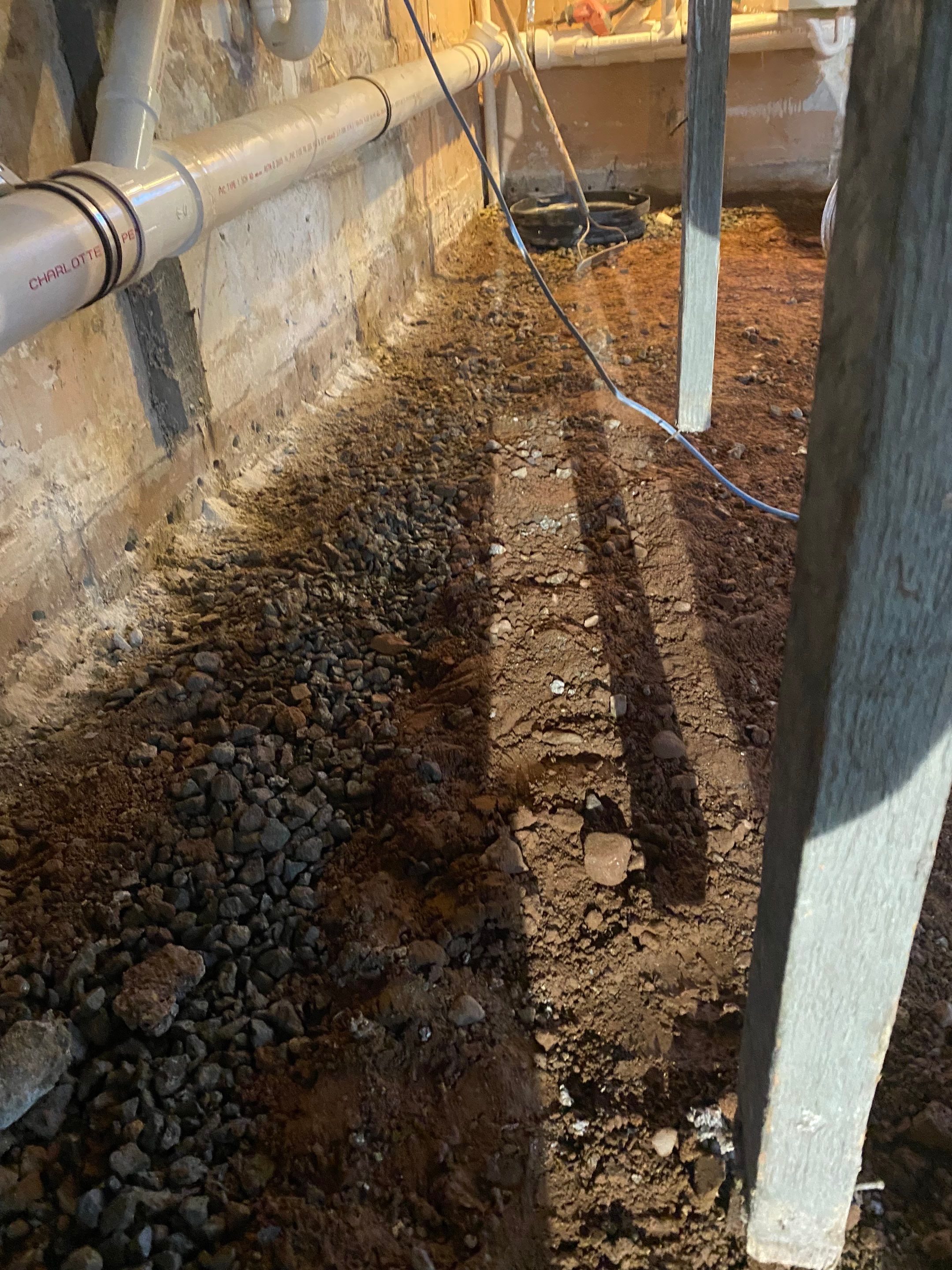 Interior French Drain, Lally Column Replacement & Concrete Floor Replacement in South Orange, NJ by Pure Service Pro, LLC