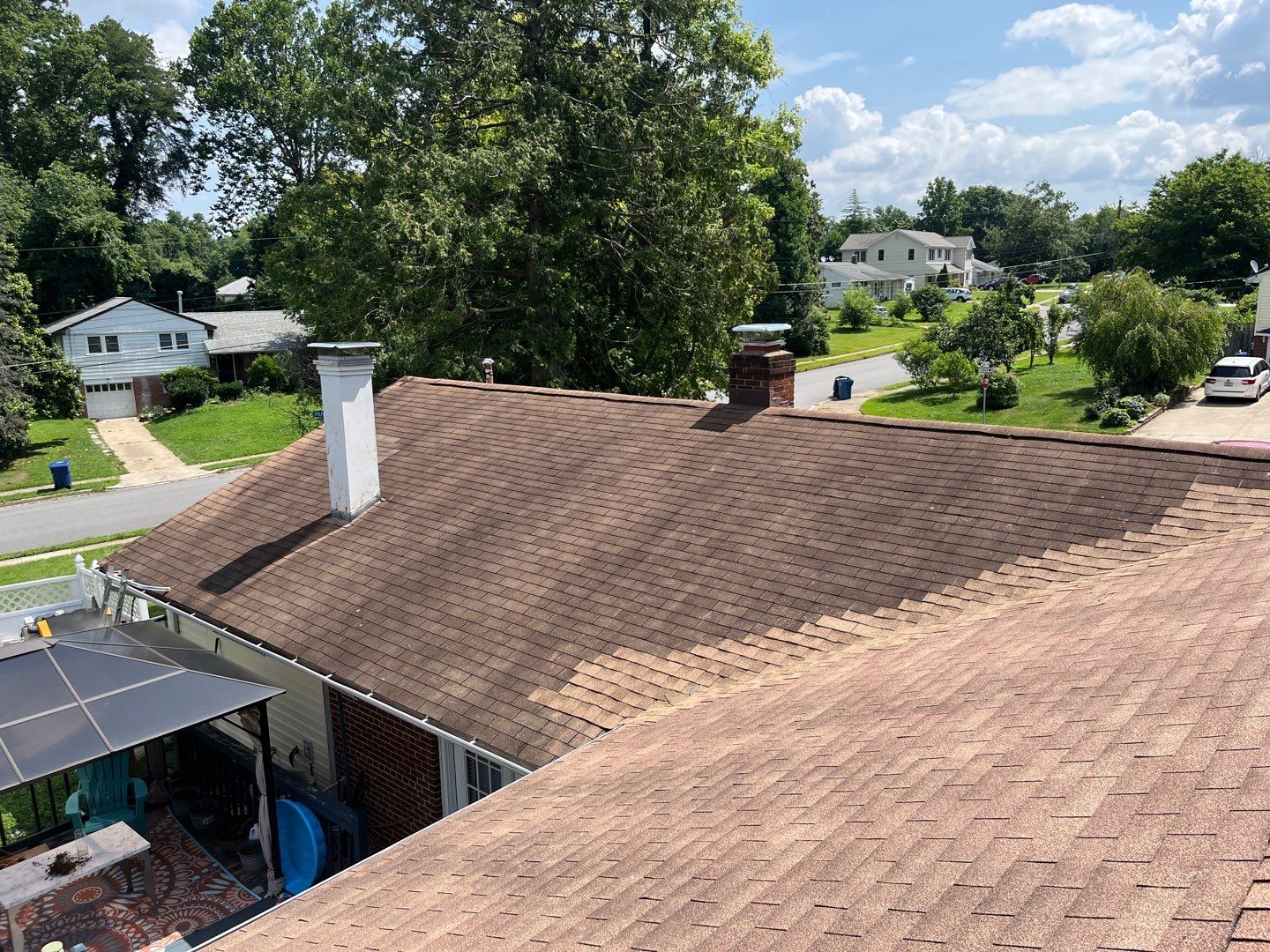 Residential Roofing Installation using Certainteed Landmark, Moire Black by RJC General Construction, LLC.