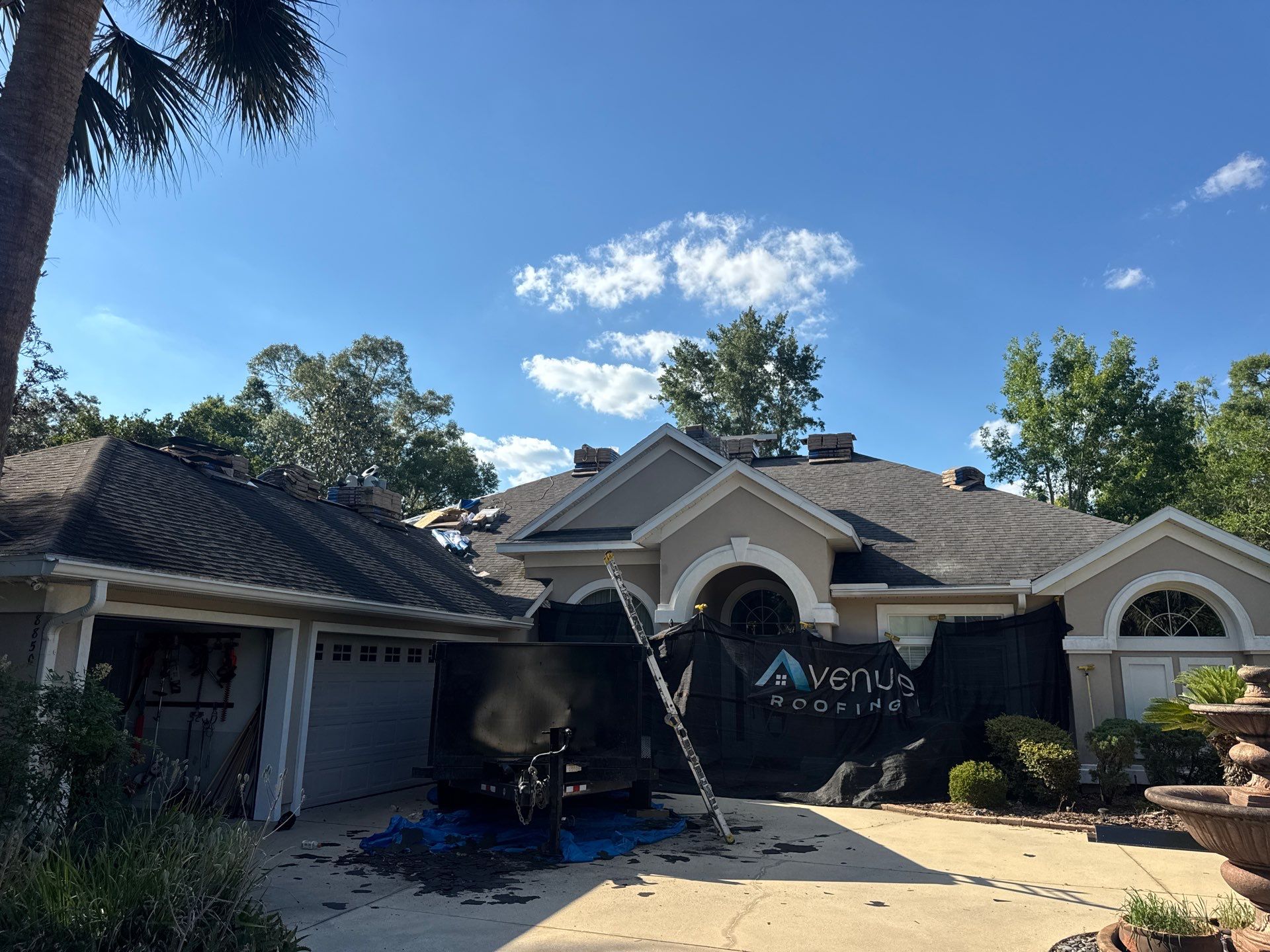 Architectural Shingle Roof Replacement and Decking Repair in Gainesville by Avenue Roofing