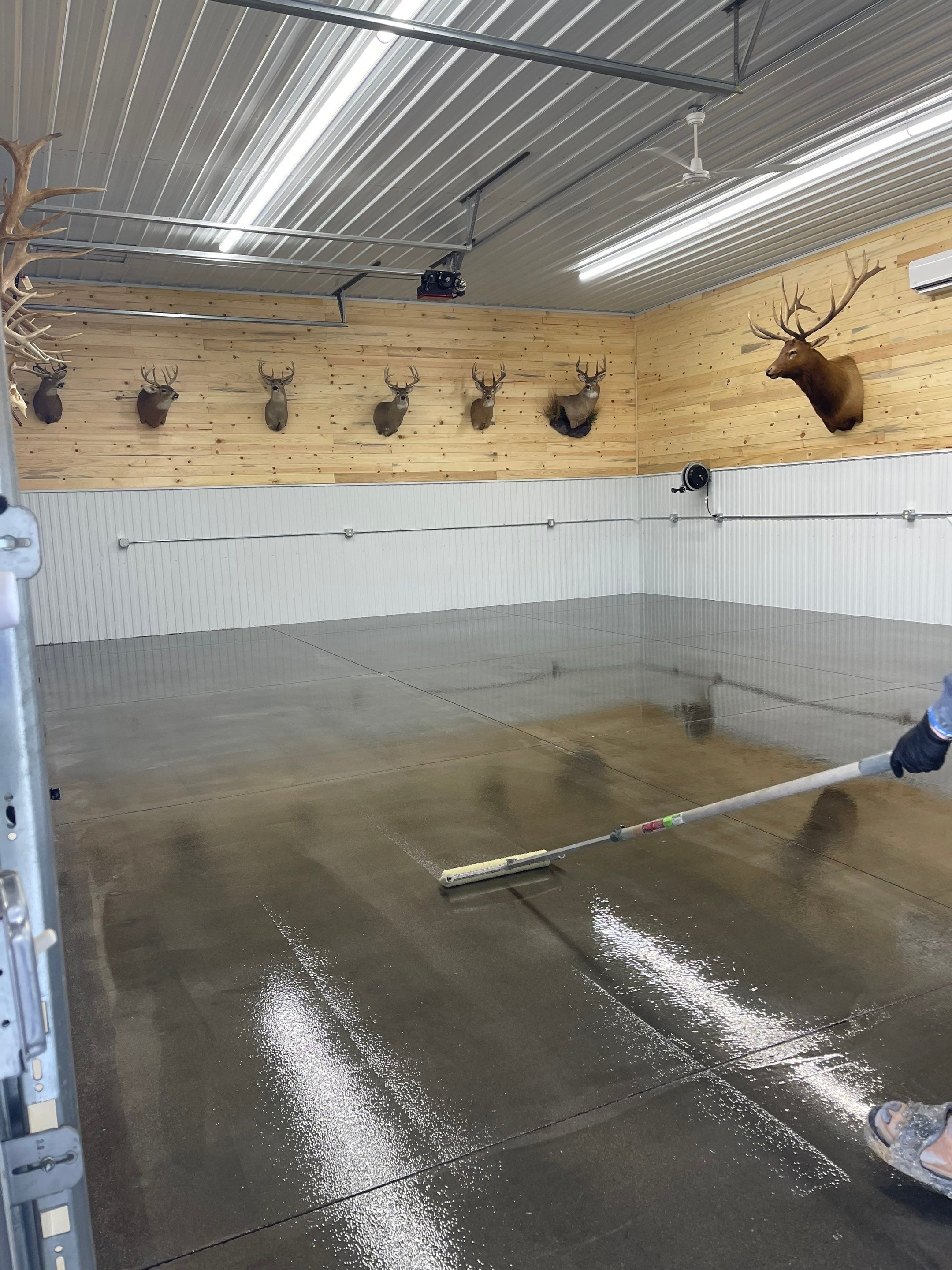 Garage using Pecan by Select Painting, Coatings & Garage Cabinets