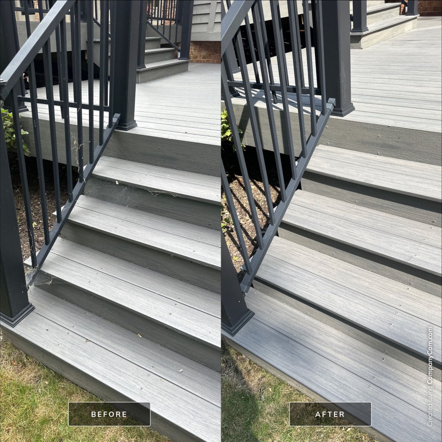 Project in Crystal Lake by Simmons Power & Soft Washing