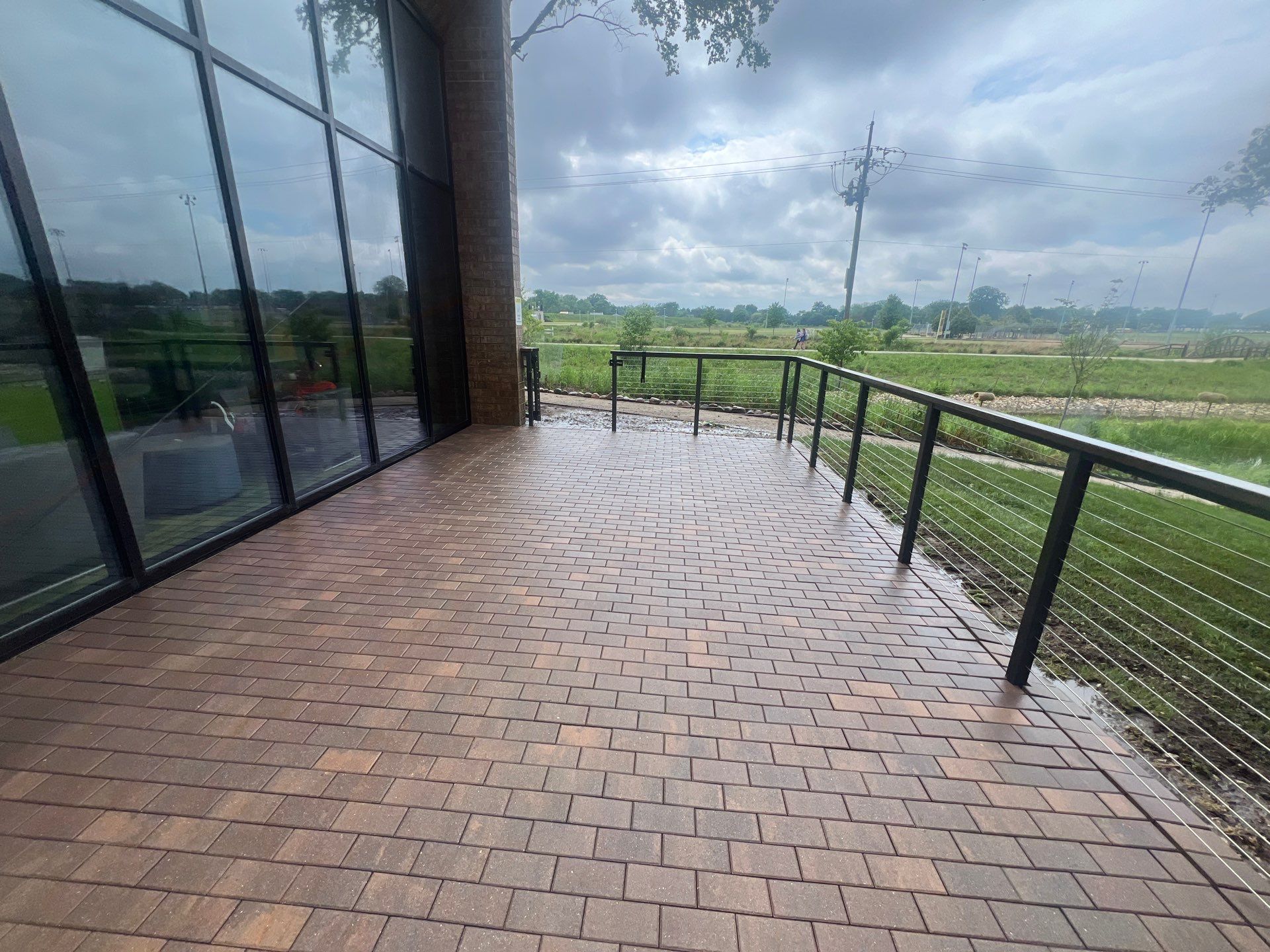 Brick paver repair, cleaning, sealing and poly sanding by Northern Power Washing LLC.