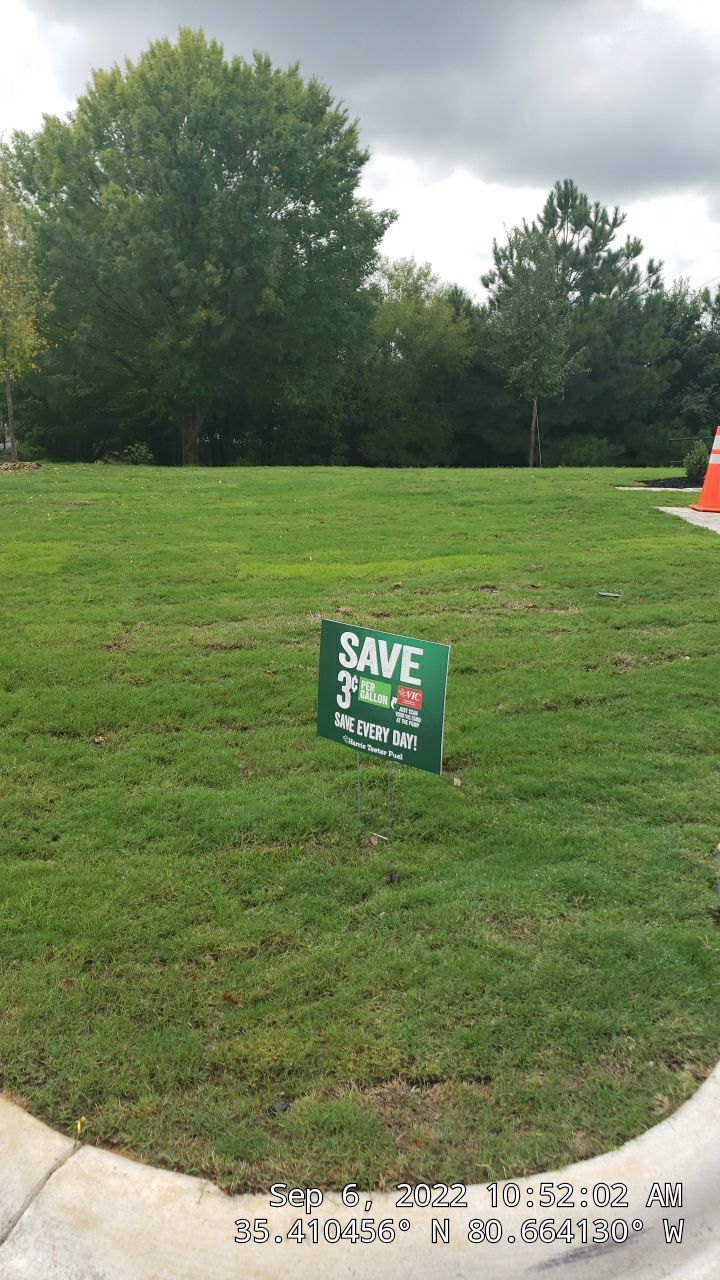 Harris Teeter Fuel Station Project Concord NC - (Commercial) by Carolina-Metro Landscape, Inc