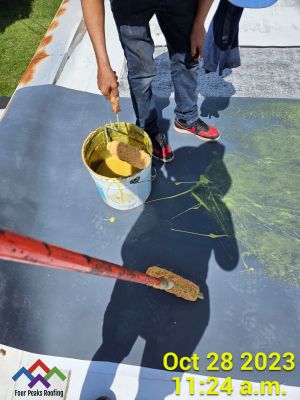 Commercial Roofing Repair using TPO and Metal Decking