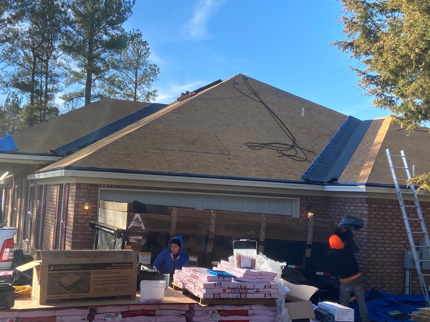 Residential Roofing Installation using Owens Corning by Inspector Roofing and Restoration