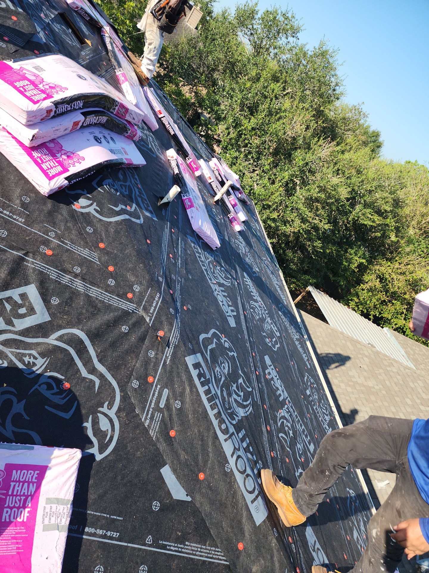 Residential Roofing Repair using Owen's Corning Duration (Lifetime) Shingles by Roof Repair Services LLC