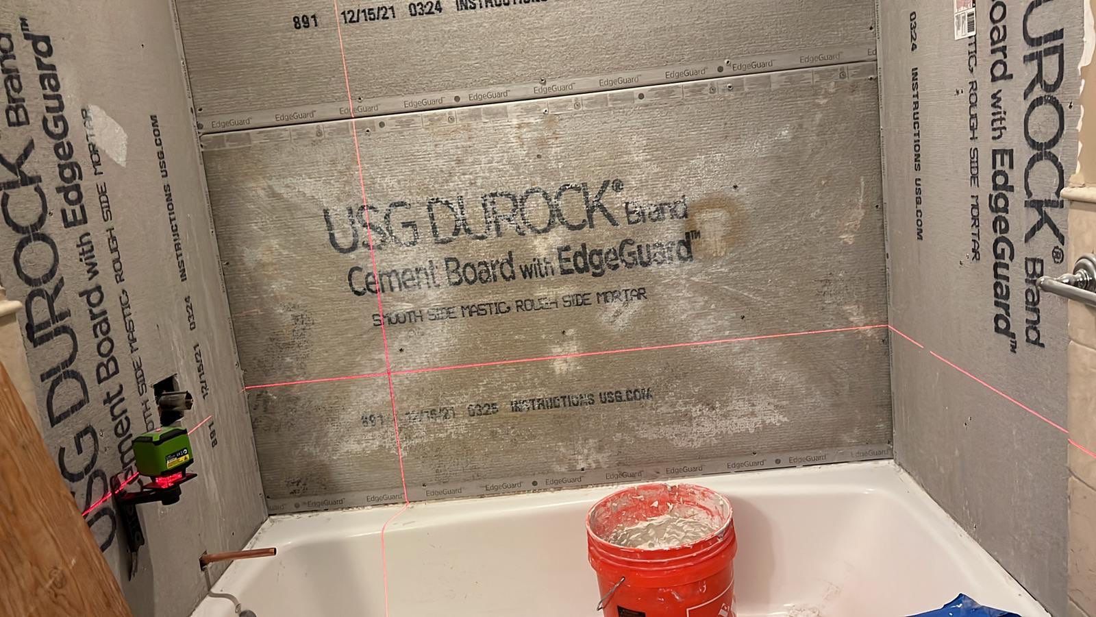 Bathroom Remodel using Tile by Home Concepts Construction