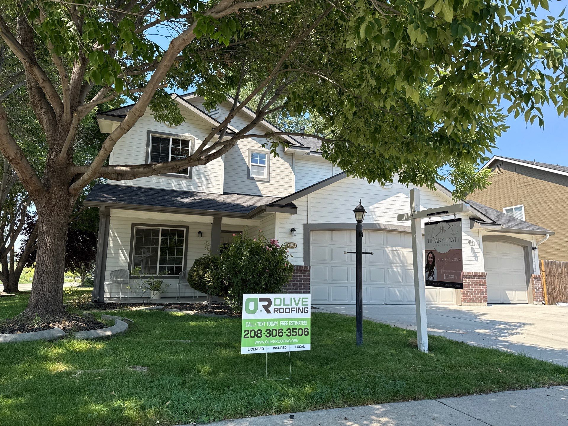 Residential Roof Replacement and Sheathing Repair in Boise by Olive Roofing