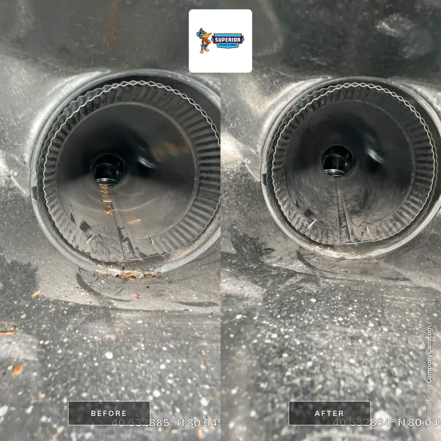 Air Duct Cleaning With a Vacuum Truck in Wexford, PA. by Superior Air Duct Cleaning