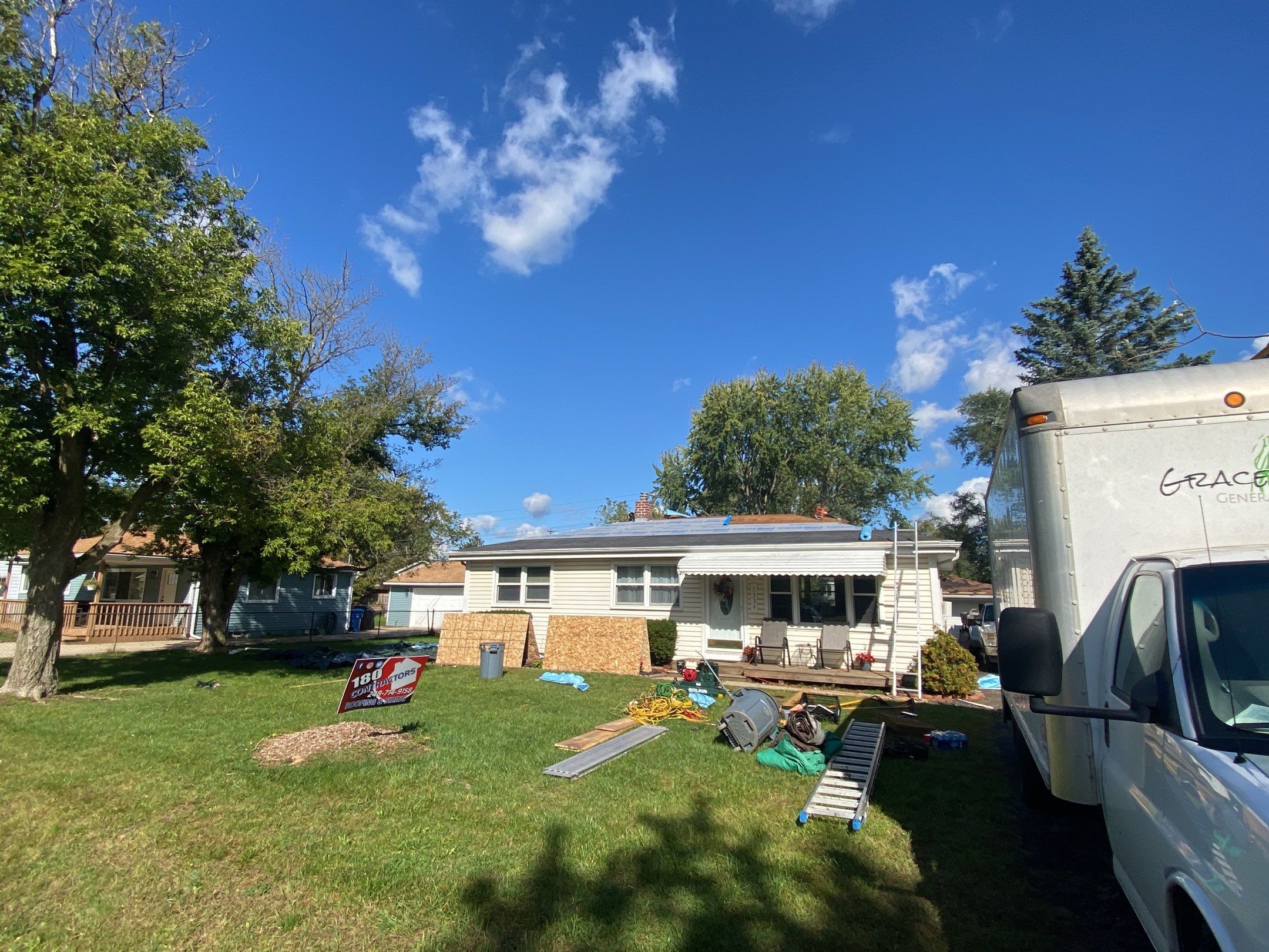 Roof Replacement using CertainTeed Landmark by 180 Contractors