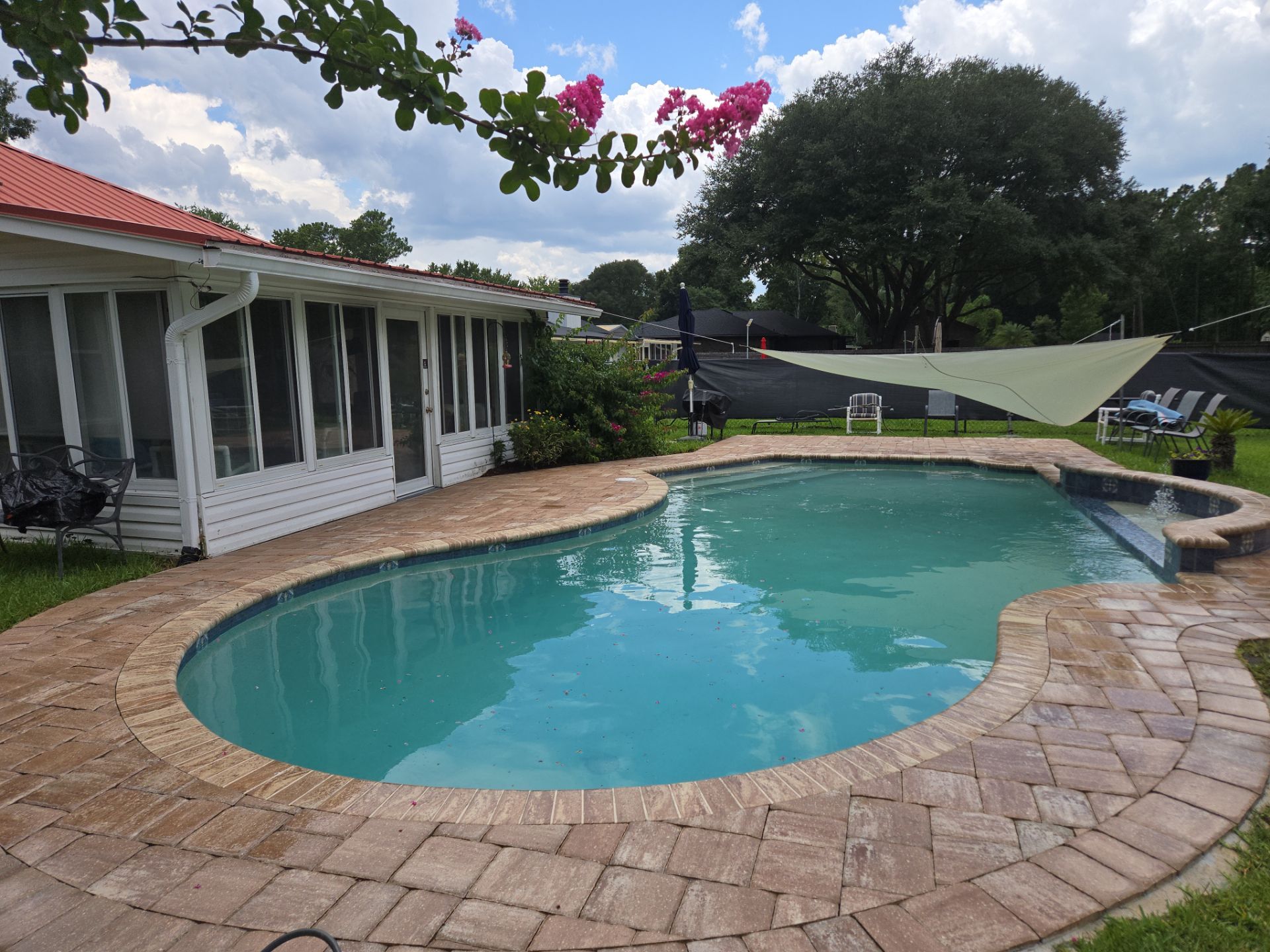 Pool Pavers using Concrete Sealant by DuraSeal