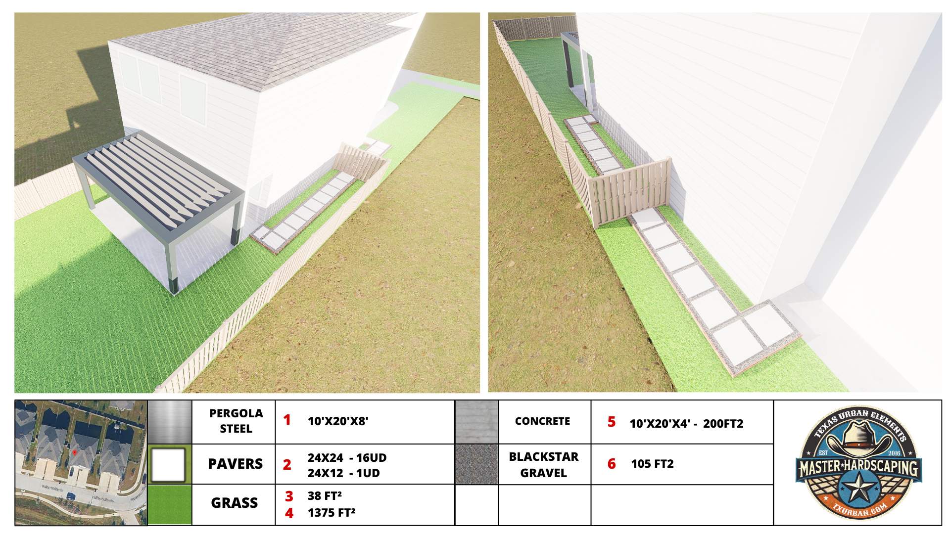 Approved! Axel’s Full Backyard Vision Secured with Our 3D Design Service! 📄✅ by Texas Urban Elements