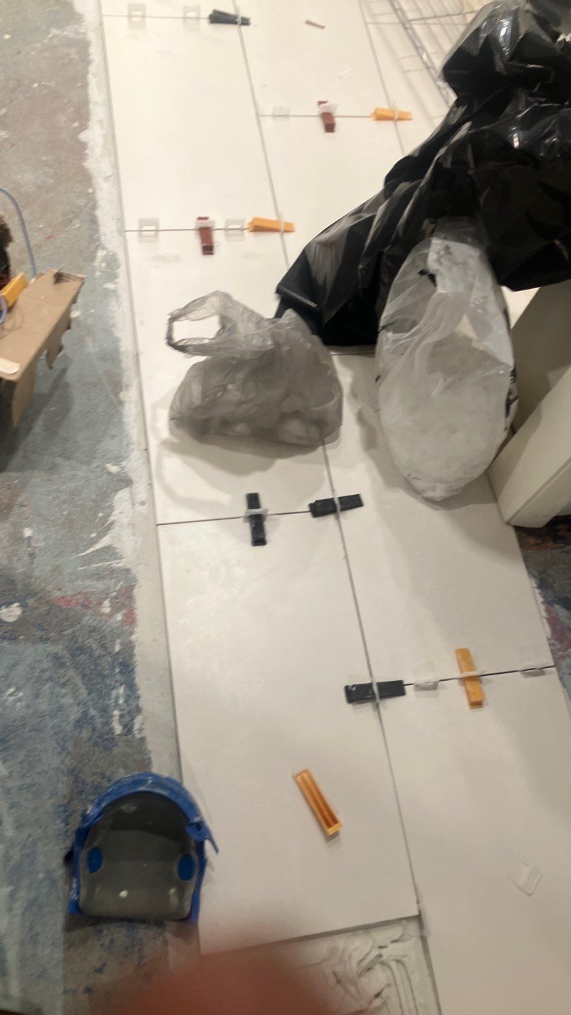 New Tile Shower and Bath Floors by Footprints Floors of Nashville