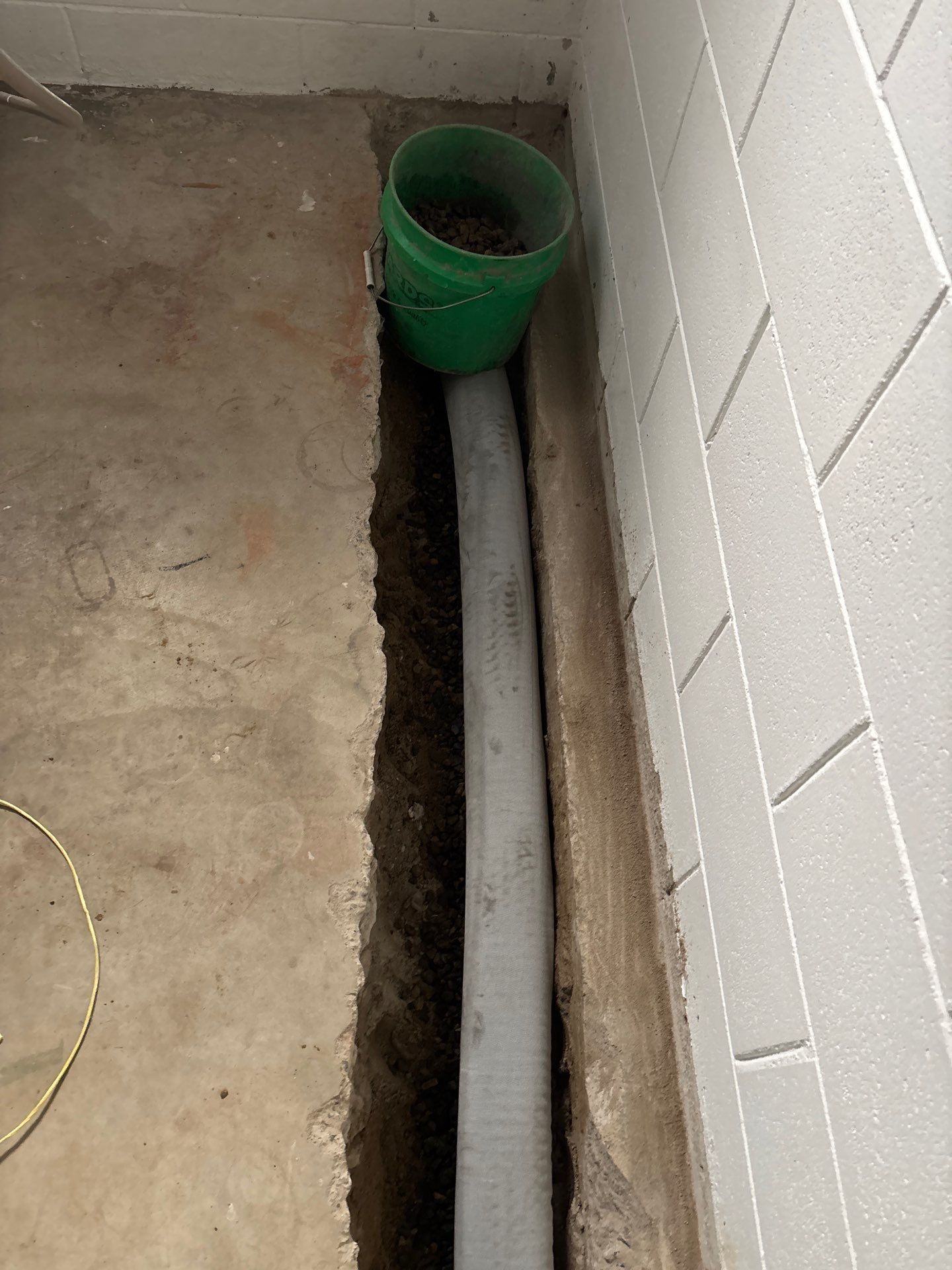 Drain Tile in Roseville for Carston by Waterproofing Northeast