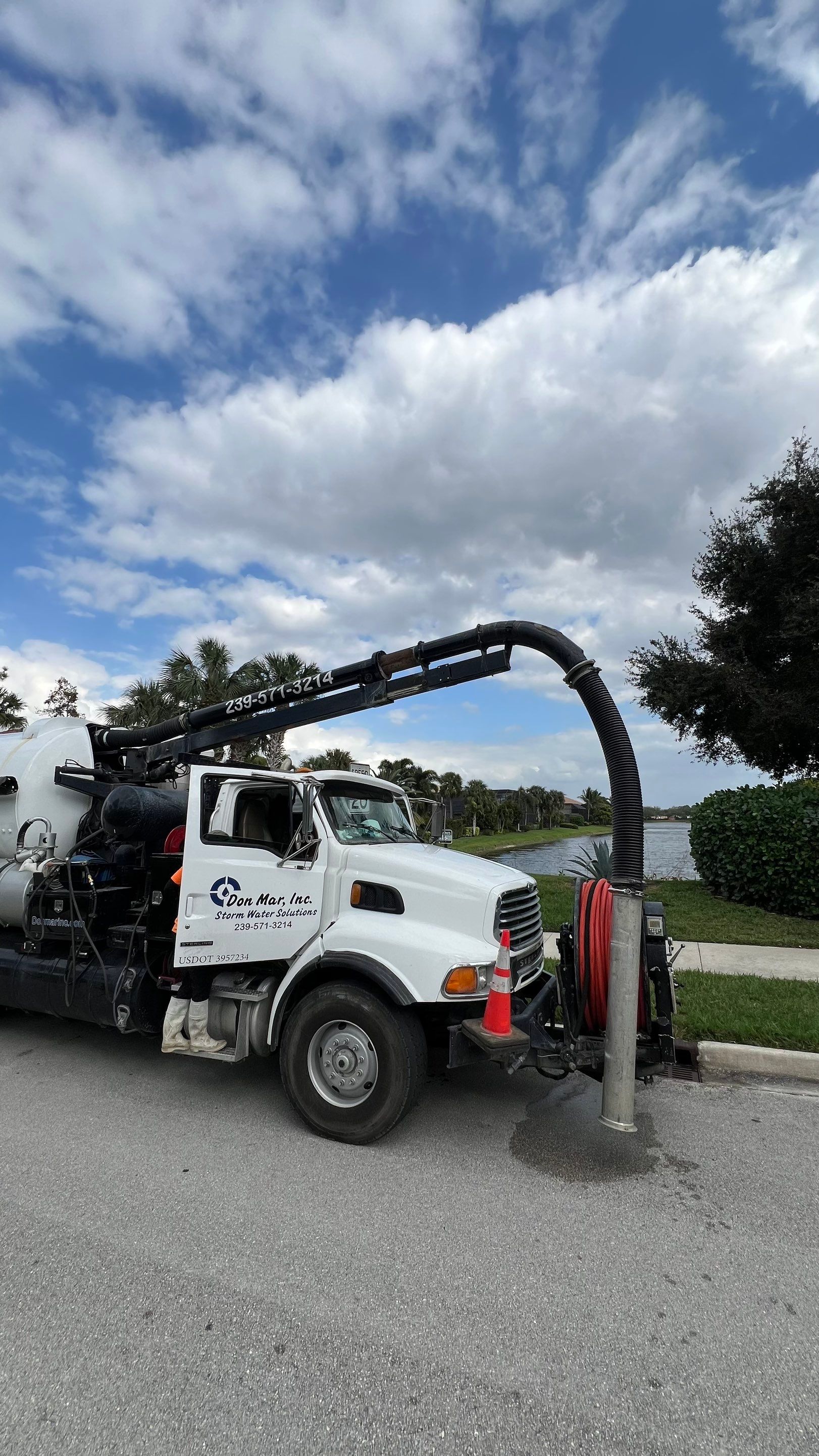Community Stormwater System Catch Basin Cleaning by Don Mar, Inc. Storm Water Solutions