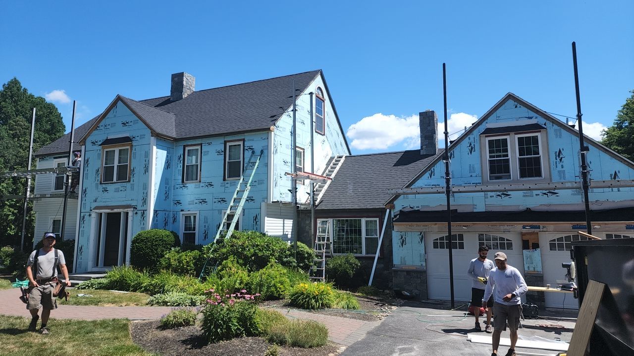 Siding Installation using James Hardie by UBrothers Construction