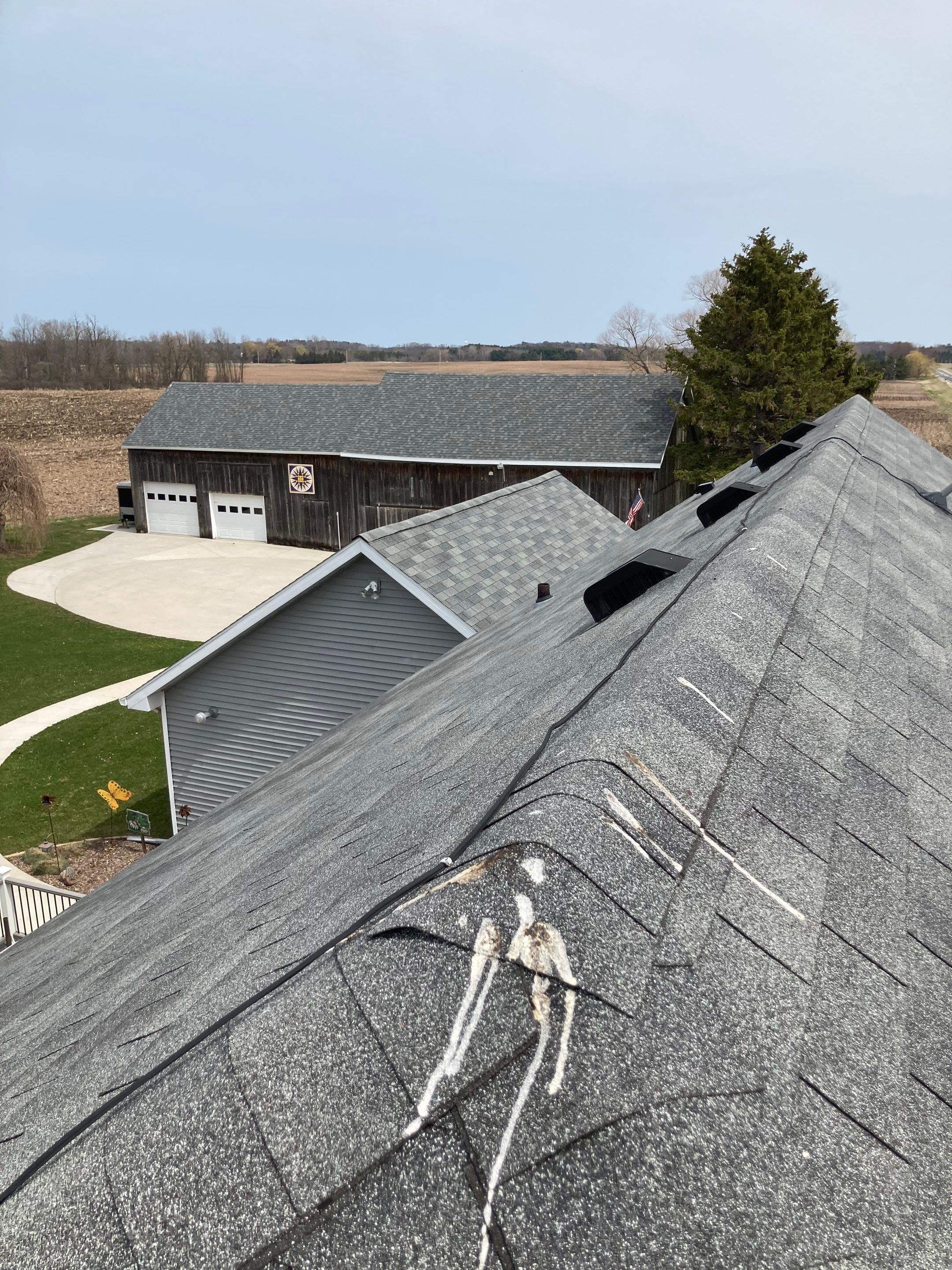New Roof Installation and Skylight Replacement in Sheboygan, WI by Gellings Roofing and Siding LLC
