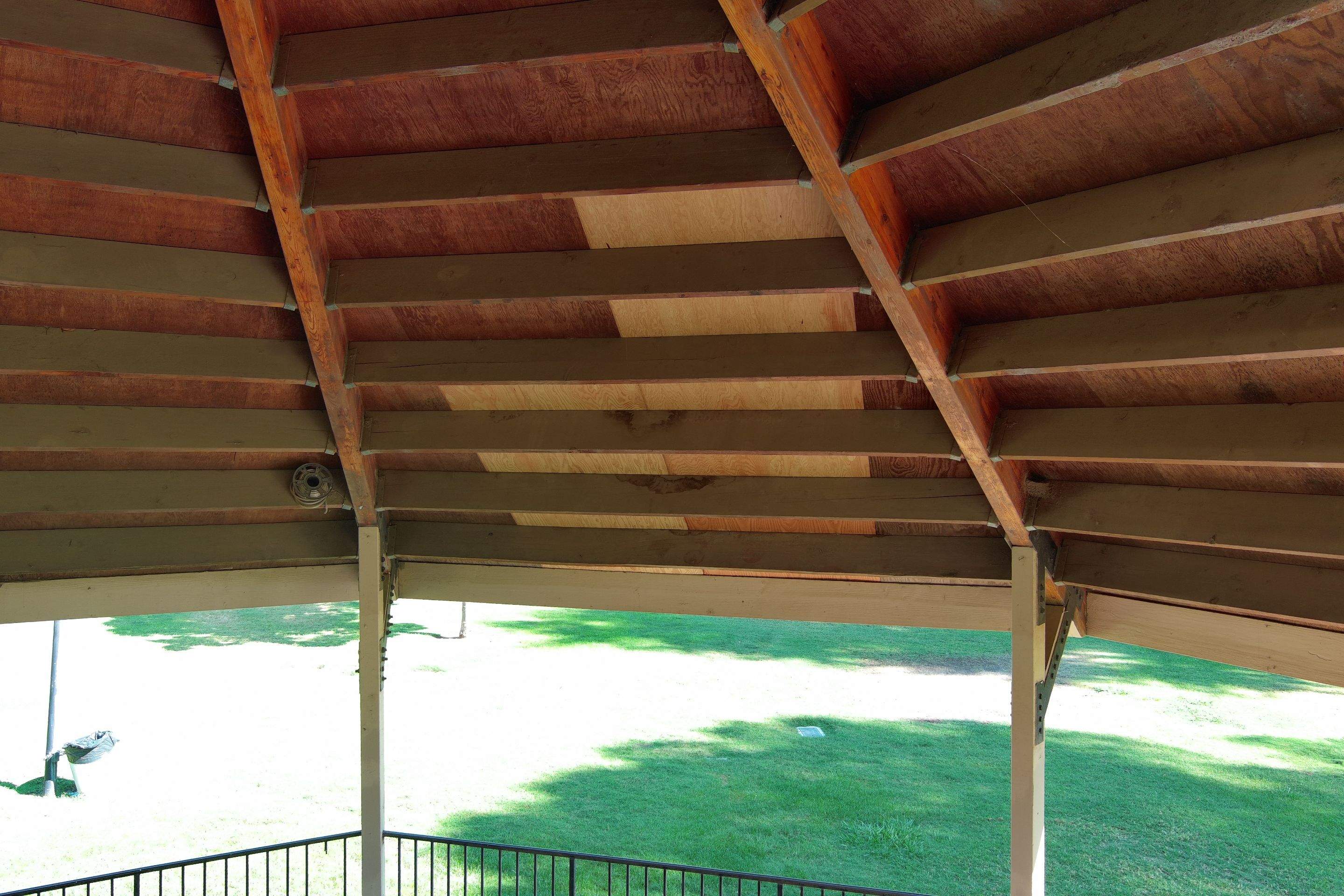 City of Gustine Gazebo project by Straight Edge Roofing Inc
