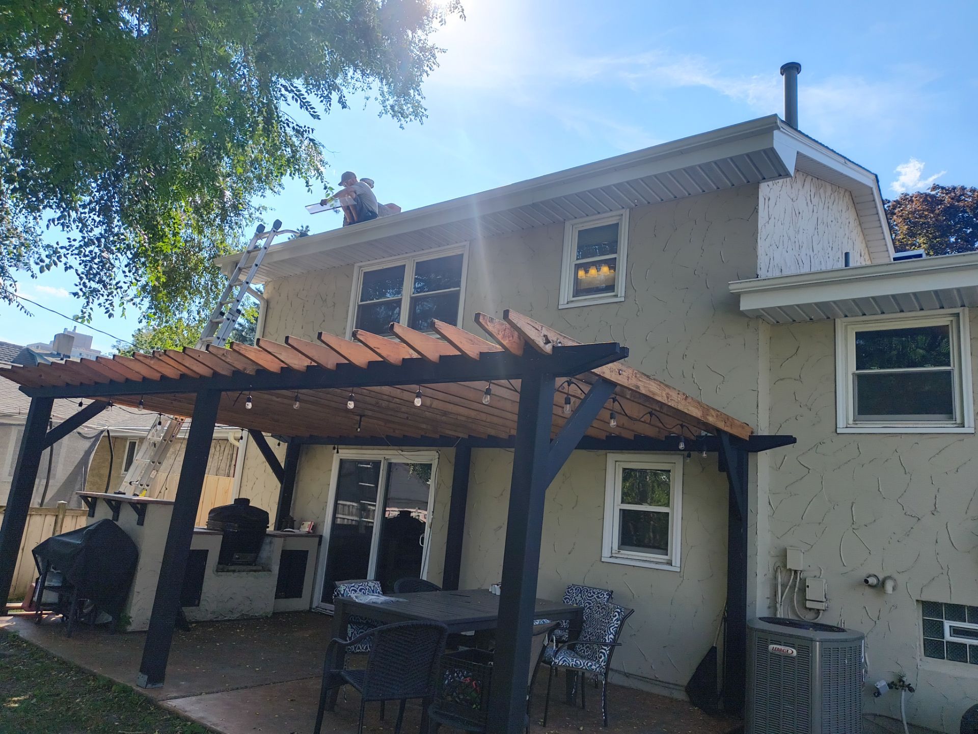 5-Inch Seamless Gutters with Leaf Blaster Pro – Minneapolis, MN by Next Level Seamless Gutters / Exteriors Inc.