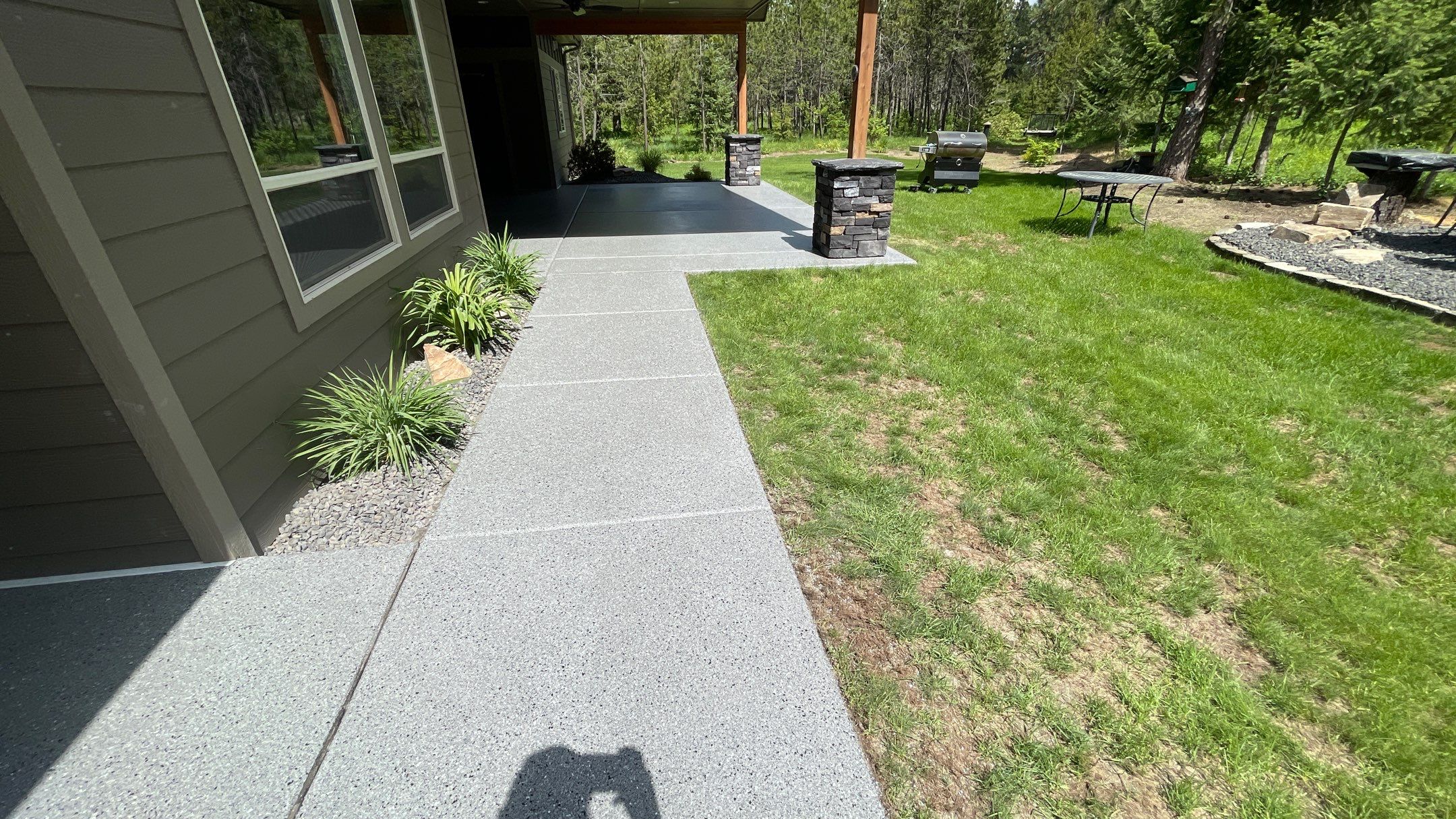 Patio Transformation using Slate Hybrid by Croc Coatings, LLC