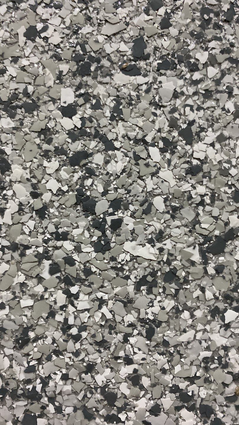 Garage using Slate Stone by Select Painting, Coatings & Garage Cabinets