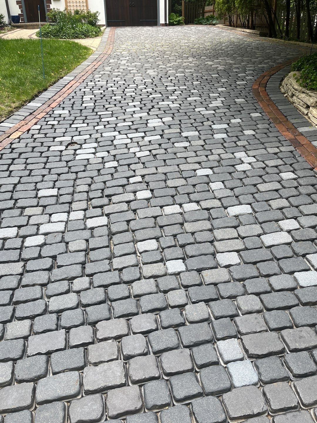 Glencoe, IL brick paver clean sand seal, repair, and reseal by Northern Power Washing LLC.