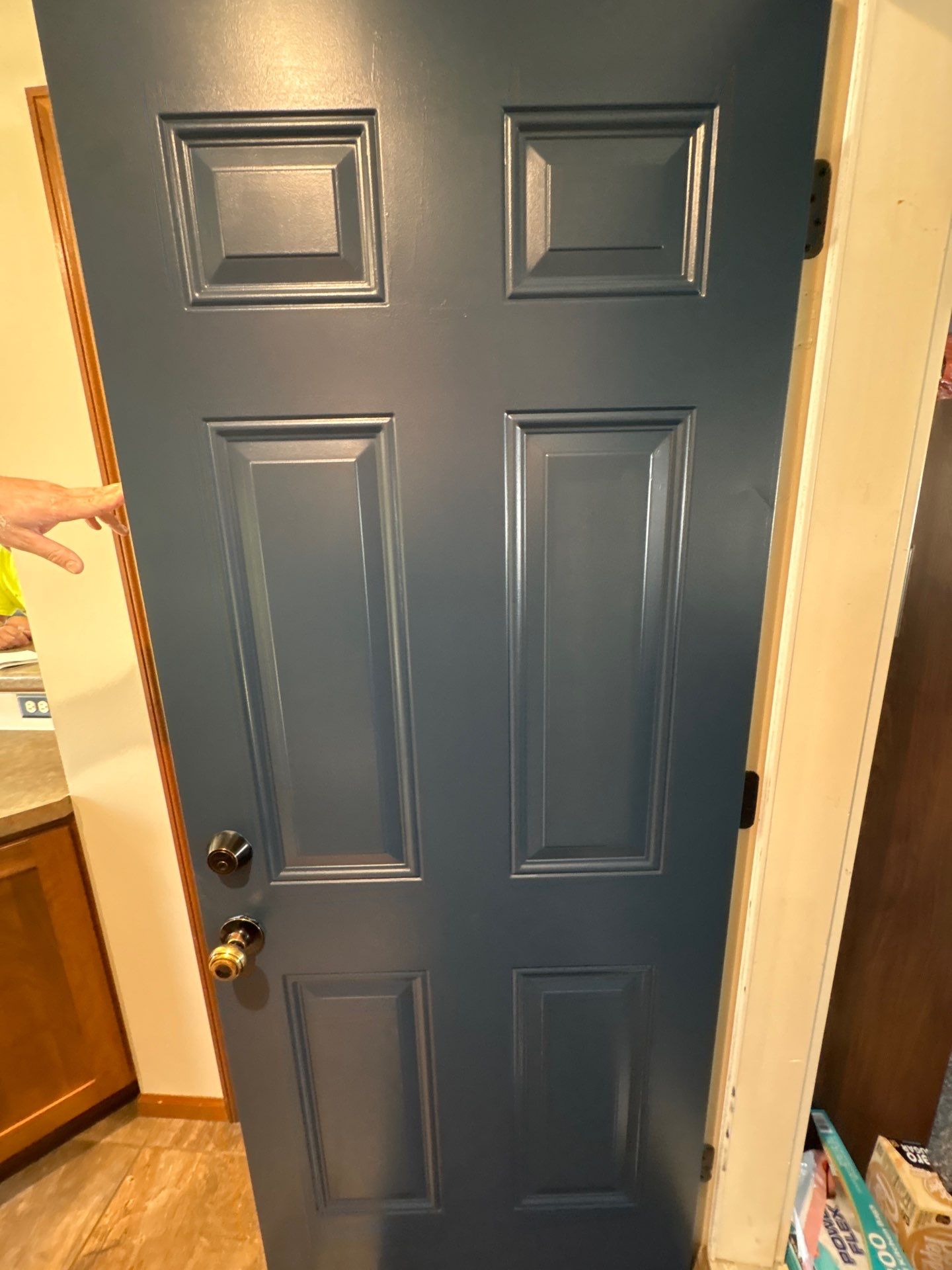 Interior Home Painting and Custom Door Updates in Sioux Falls by Select Painting, Coatings & Garage Cabinets