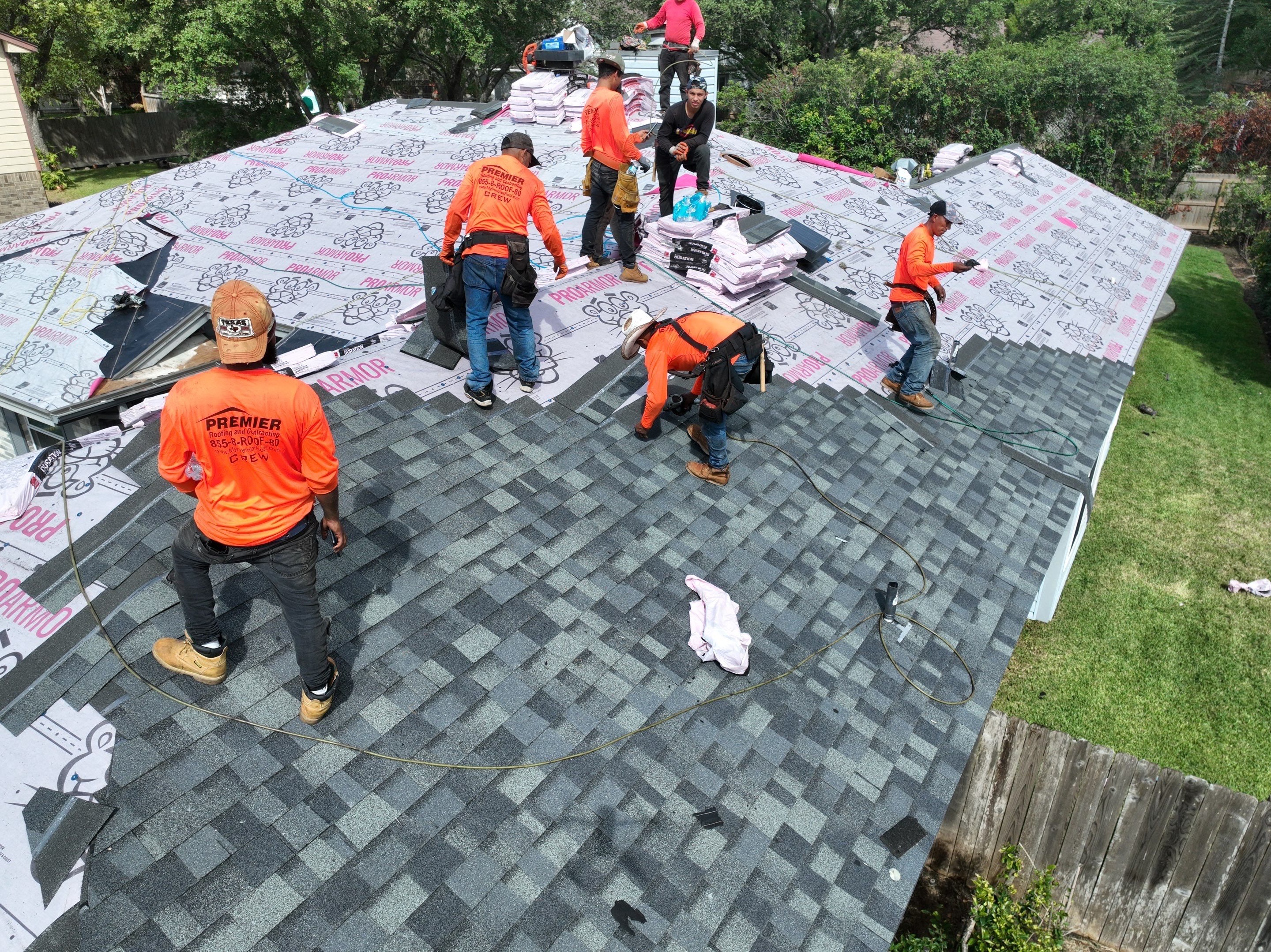 Roof Replacement in San Antonio, Texas by Premier Roofing and Contracting