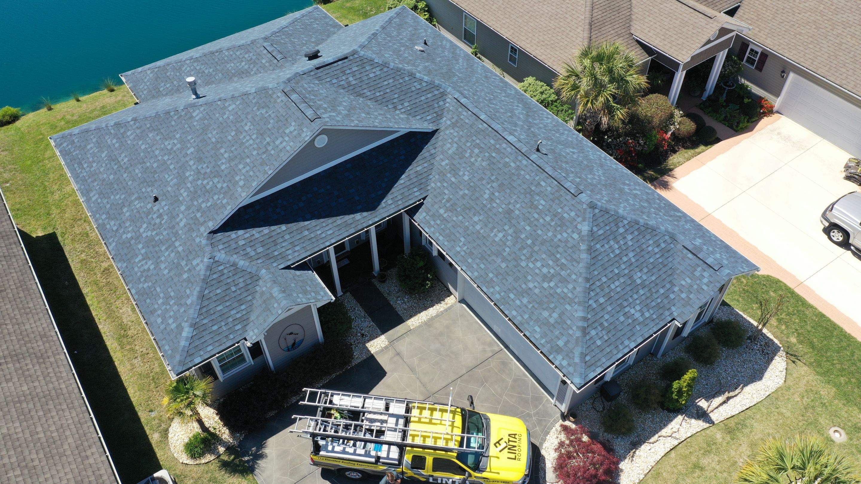 IKO Dynasty- Atlantic Blue by Linta Roofing