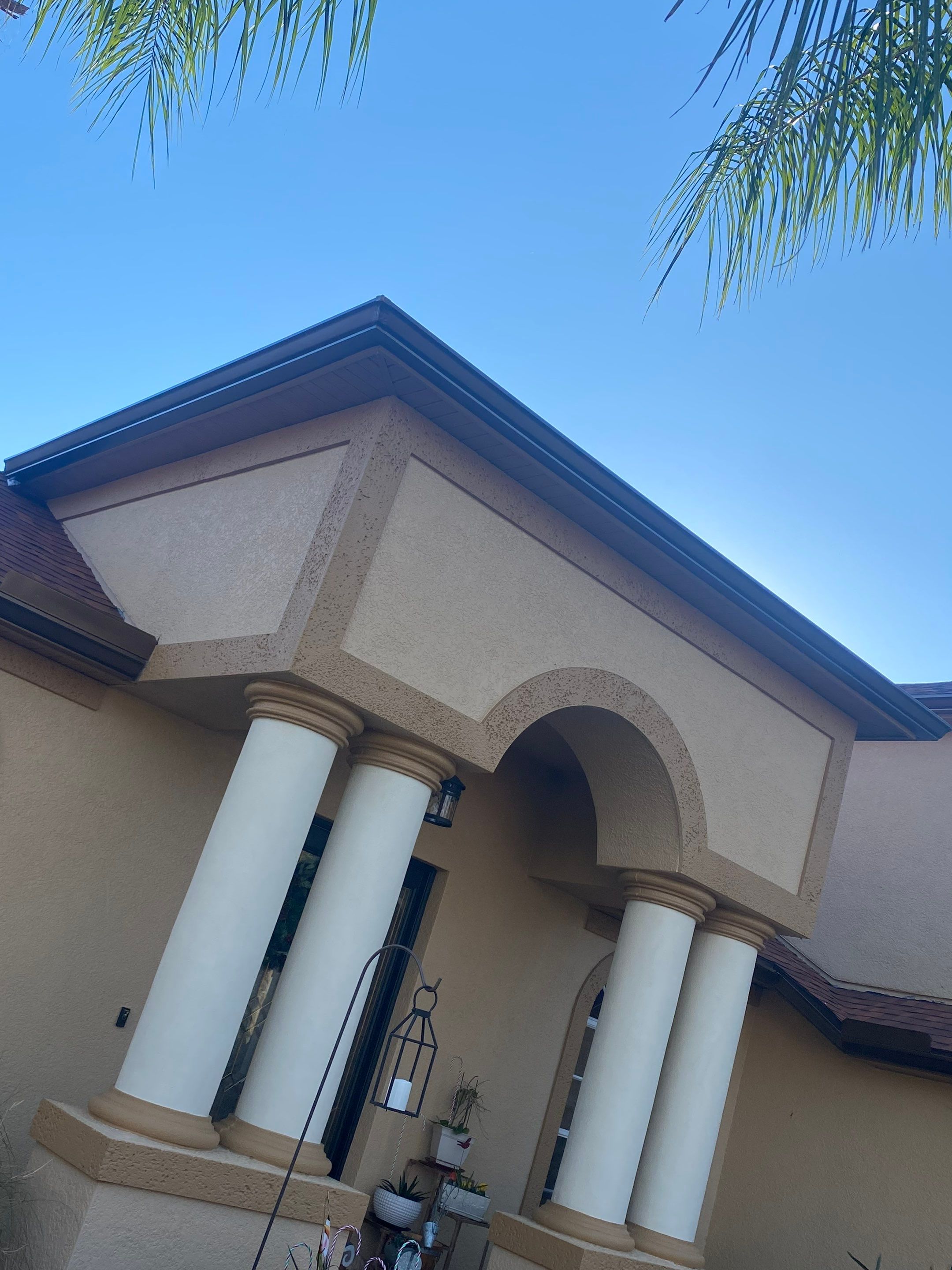 6 Inch Seamless Gutters using Copper Gutters in Wesley Chapel FL by Gutter Professors