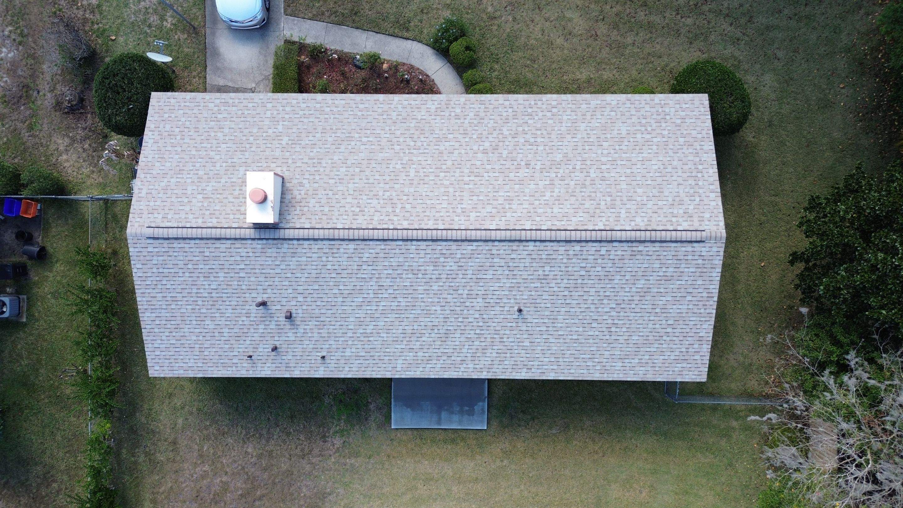 Amber Shingles in Gainesville Reroof by Brehm Roofing