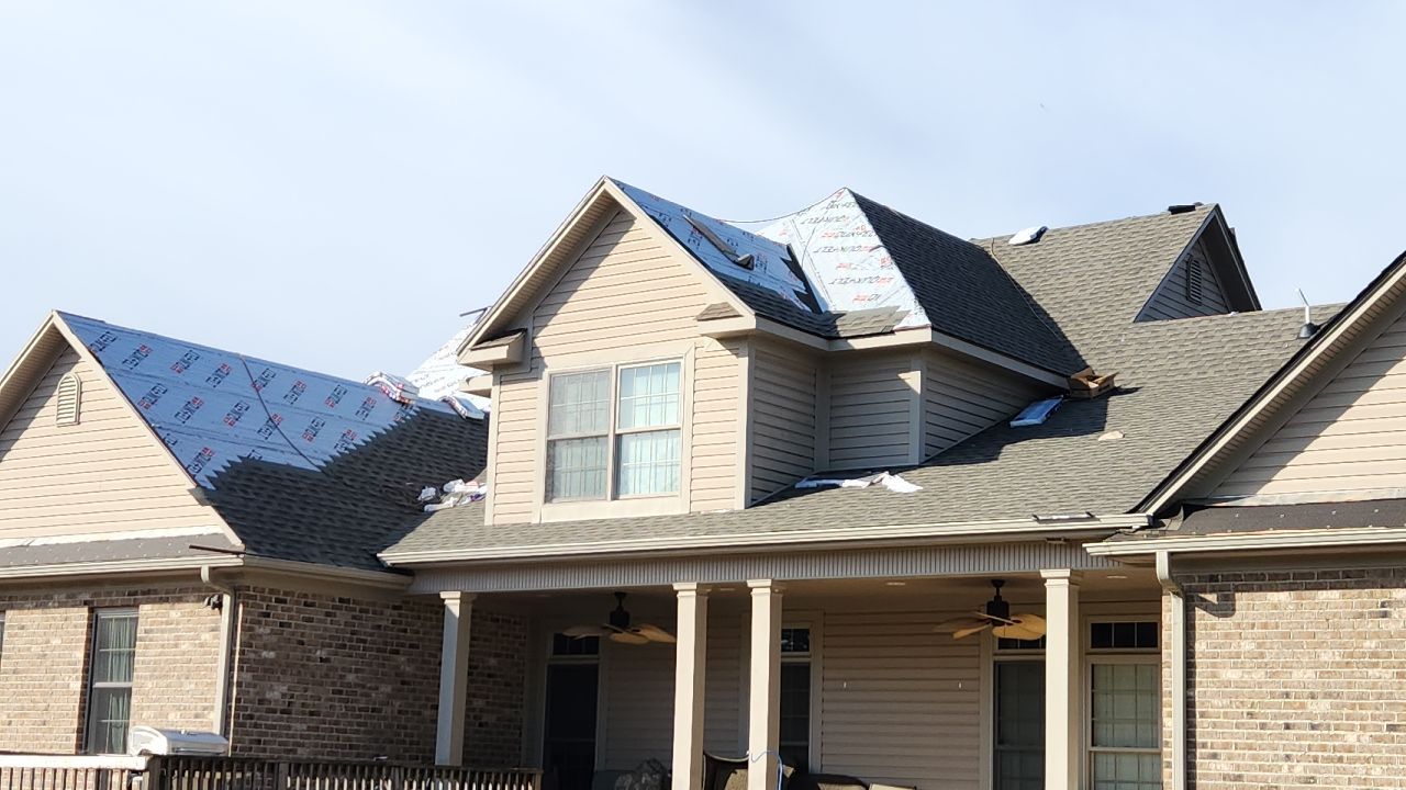 GAF Weathered Wood and Custom Copper by Just In Time Roofing and Restoration