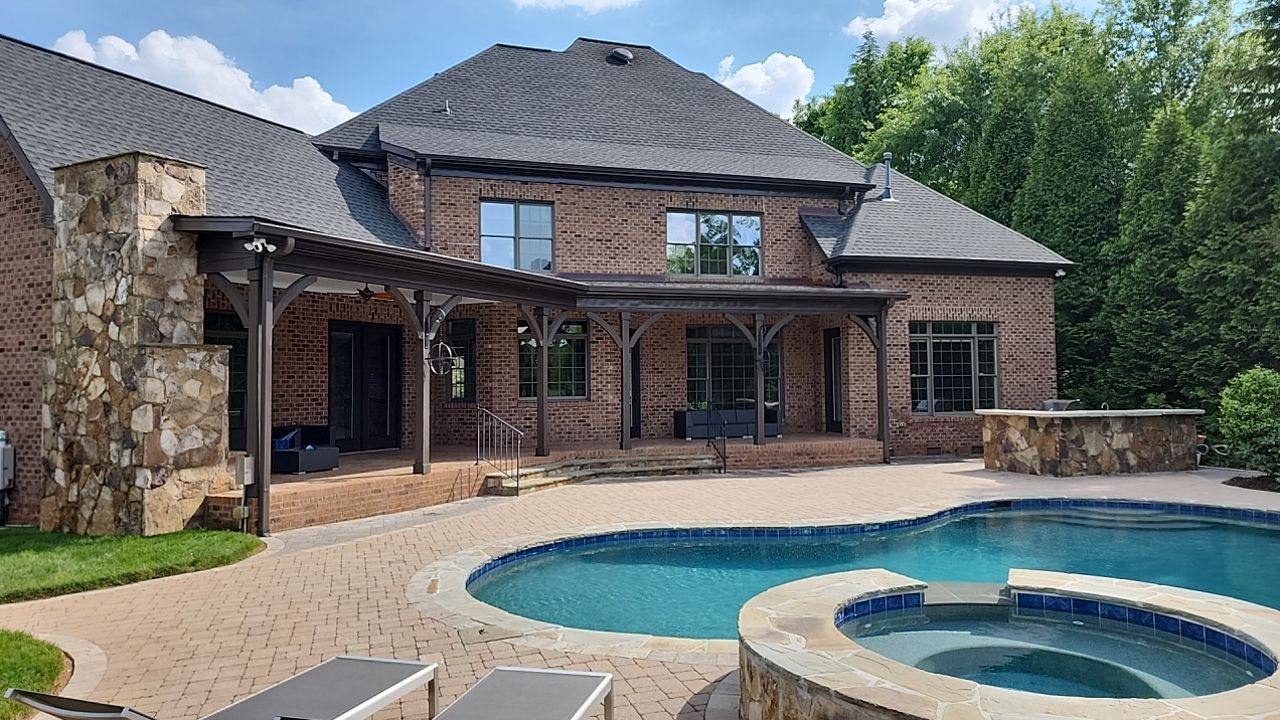 House Wash using cleaner by Power Wash Masters LLC
