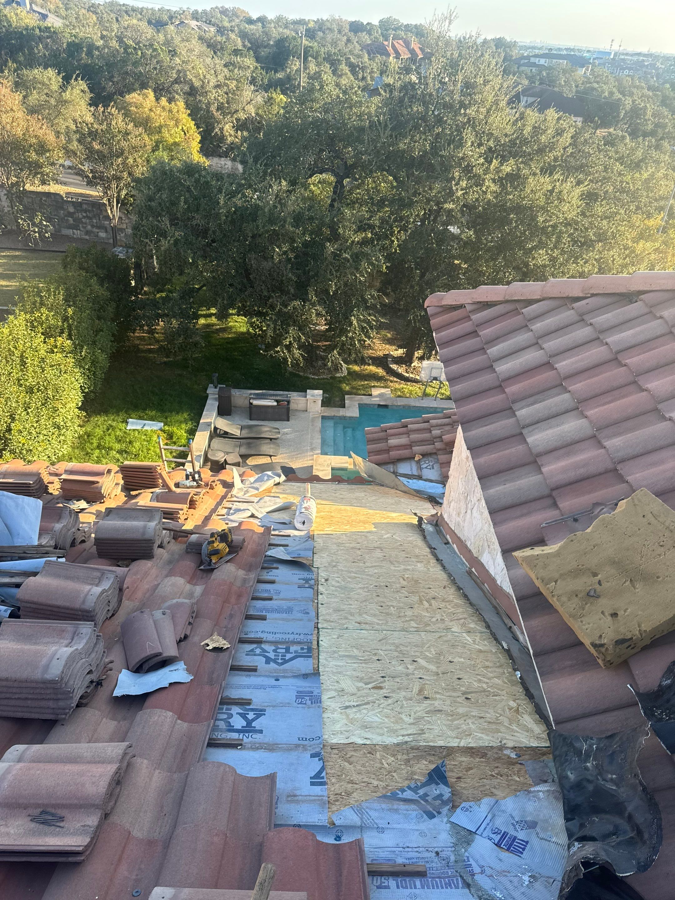 Tile Roof Repair  using Concrete S Tile by Premier Roofing and Contracting