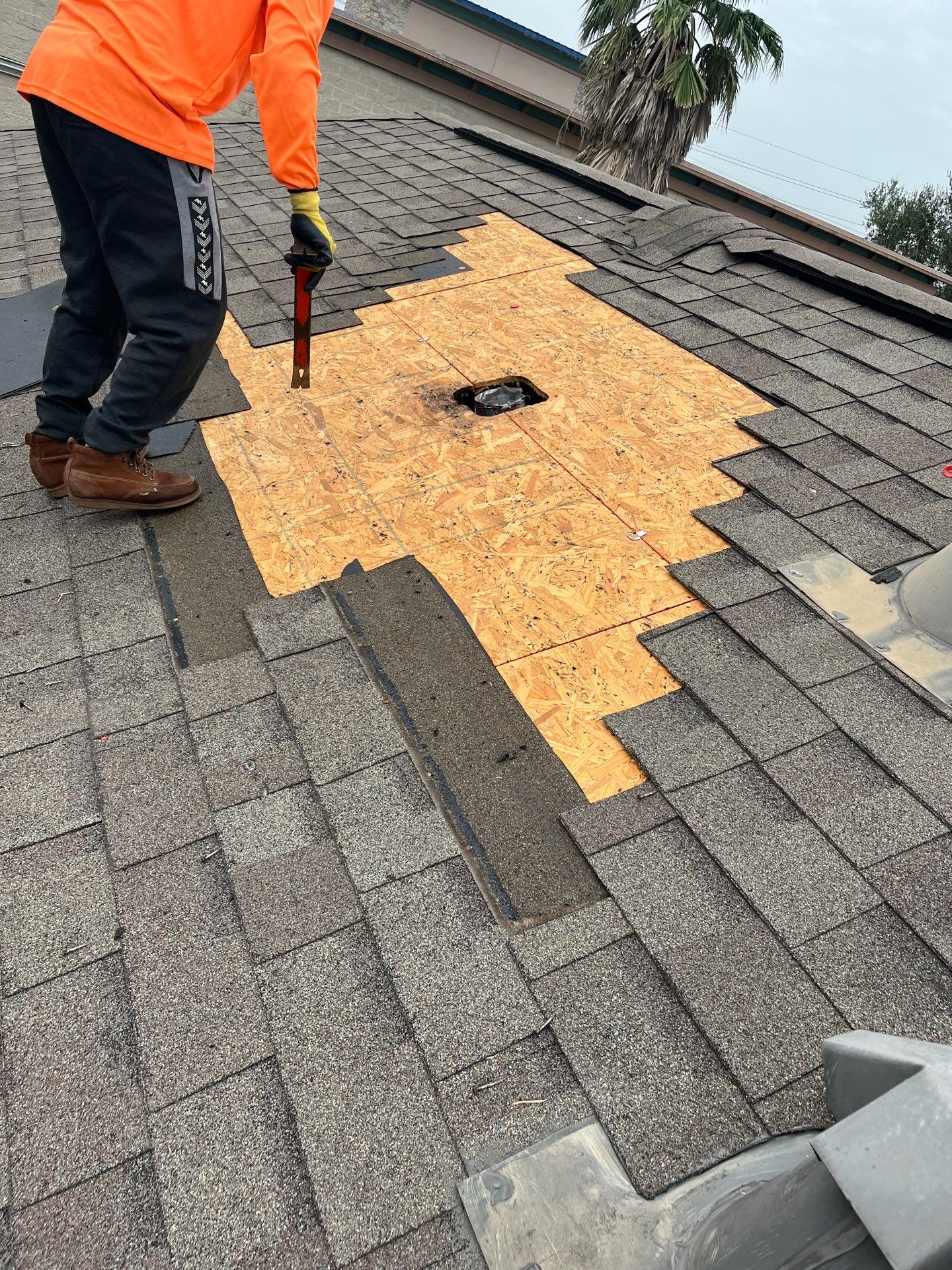 Hail Damage using Owen's Corning Duration (Lifetime) Shingles by Roof Repair Services LLC