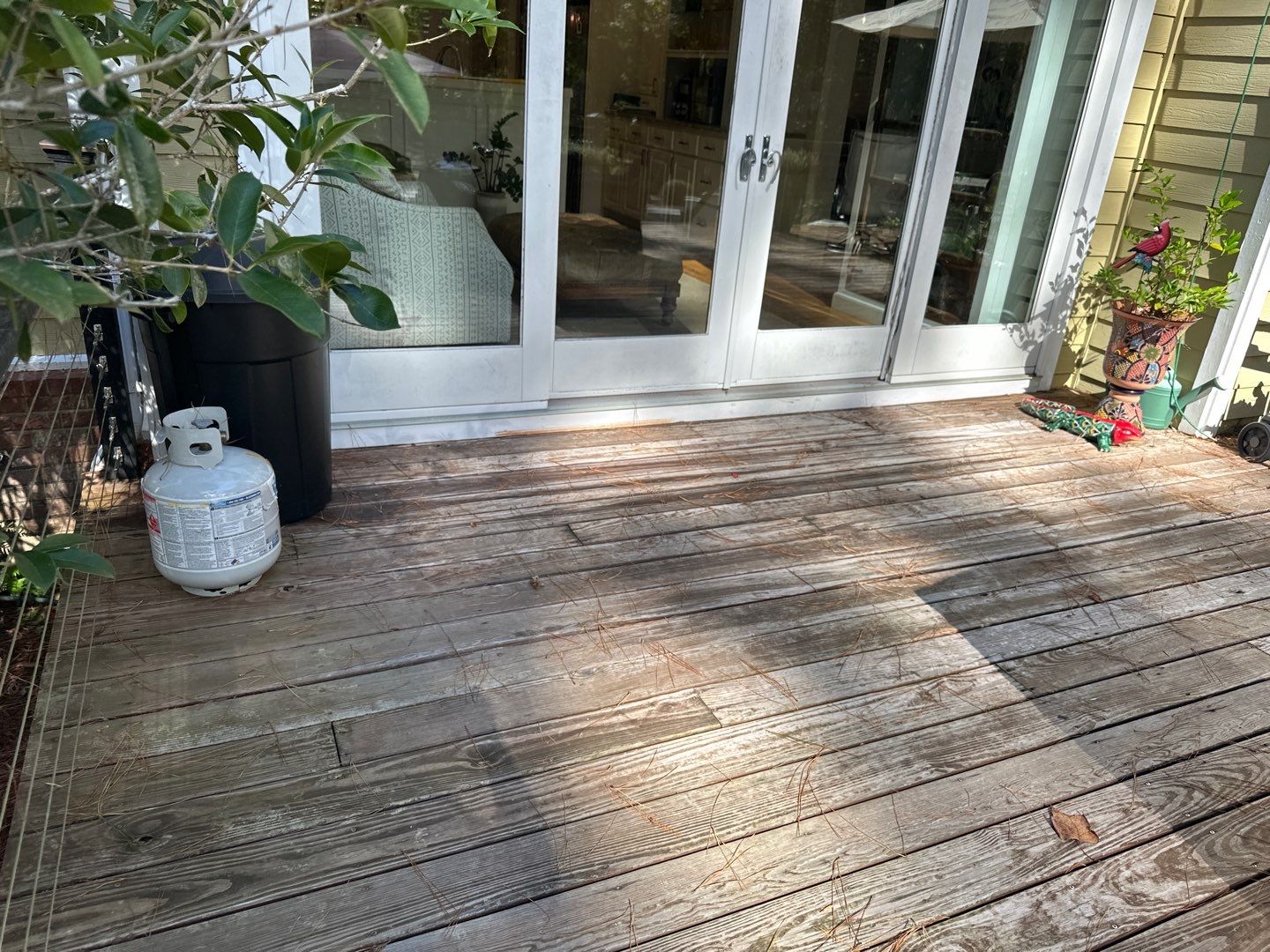 Weathered Deck using Wood Sealant by DuraSeal