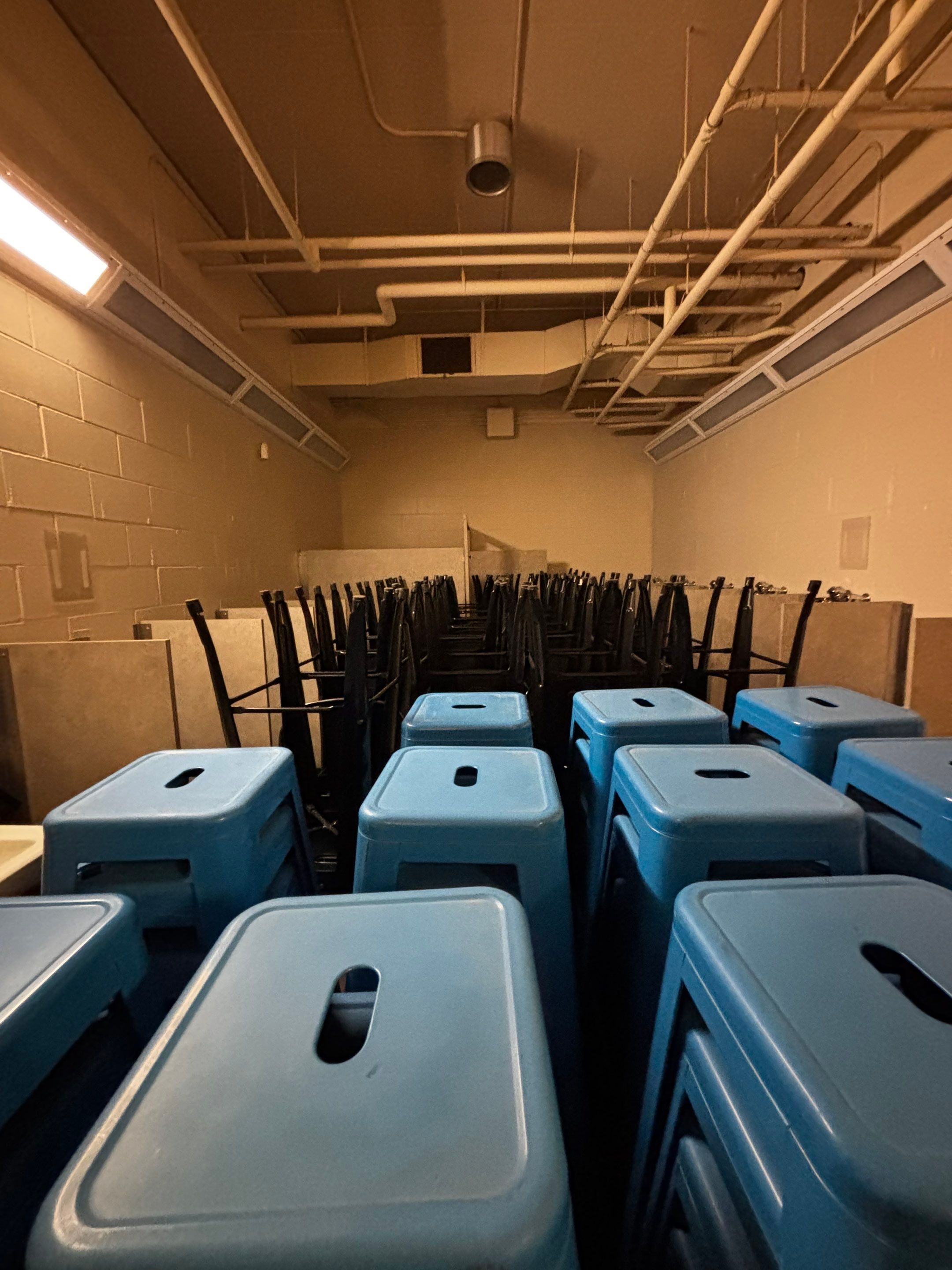 Commercial Restroom Interior Painting and Facility Updates in Sioux Falls by Select Painting, Coatings & Garage Cabinets