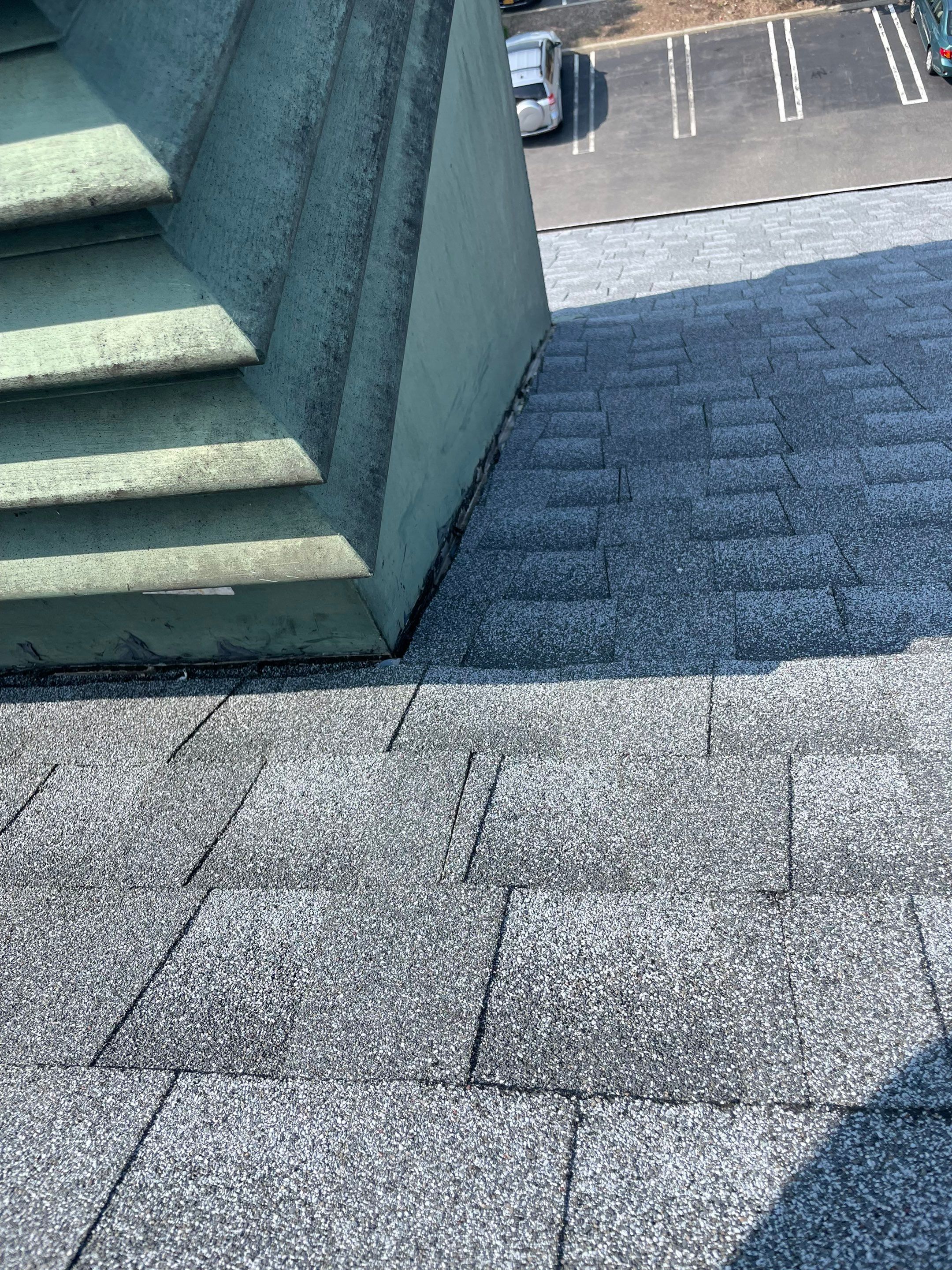 Commercial Roofing Installation using GAF Timberline / New Gutters and Downspouts by All Site Roofing
