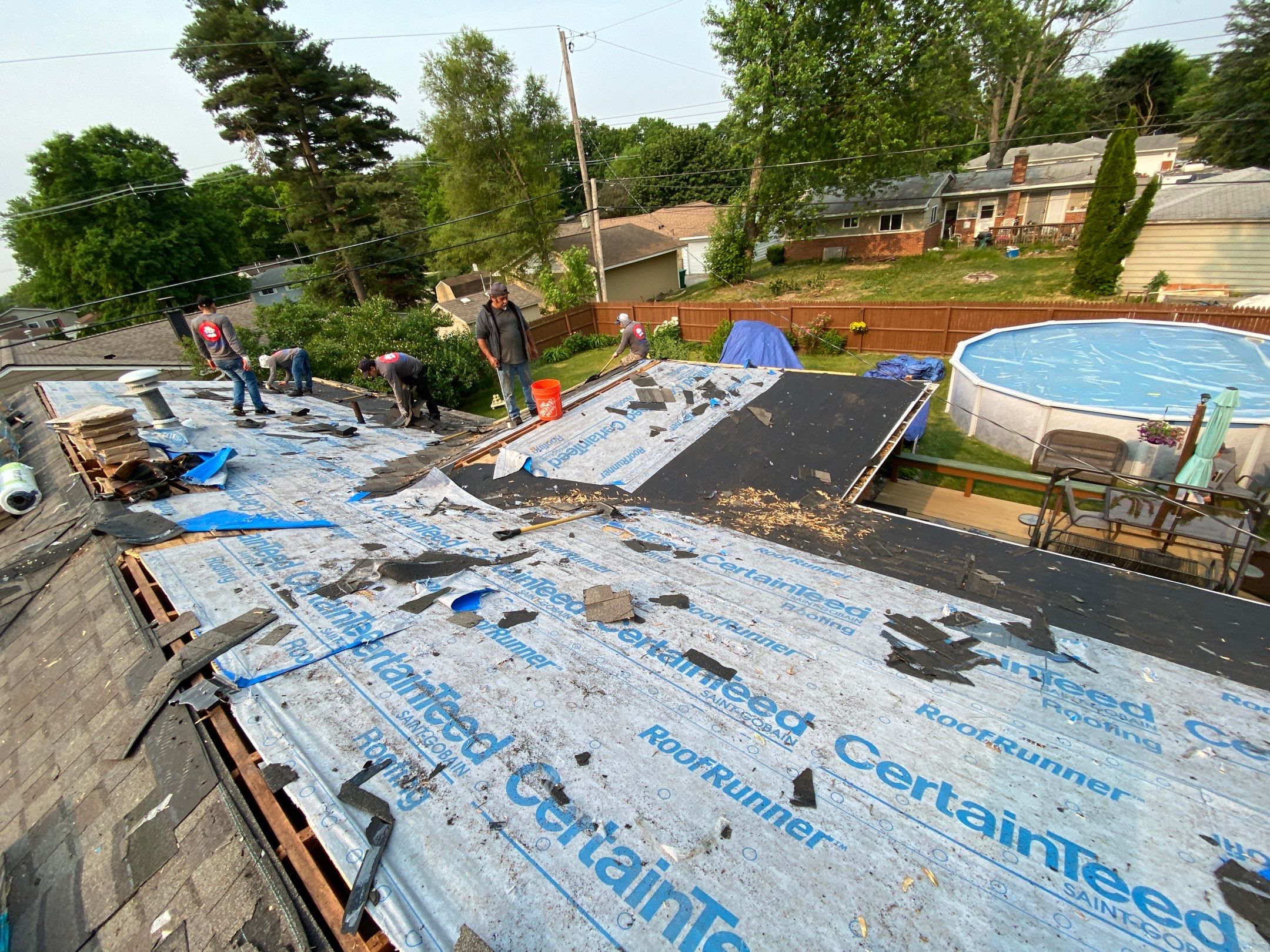 Roof Replacement using CertainTeed Landmark by 180 Contractors