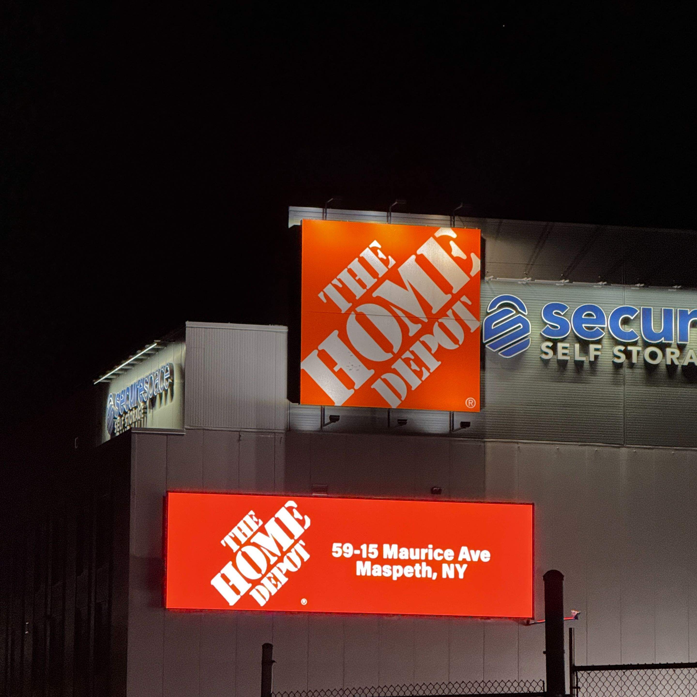 HOME DEPOT Large LED Sign  by CAD Signs